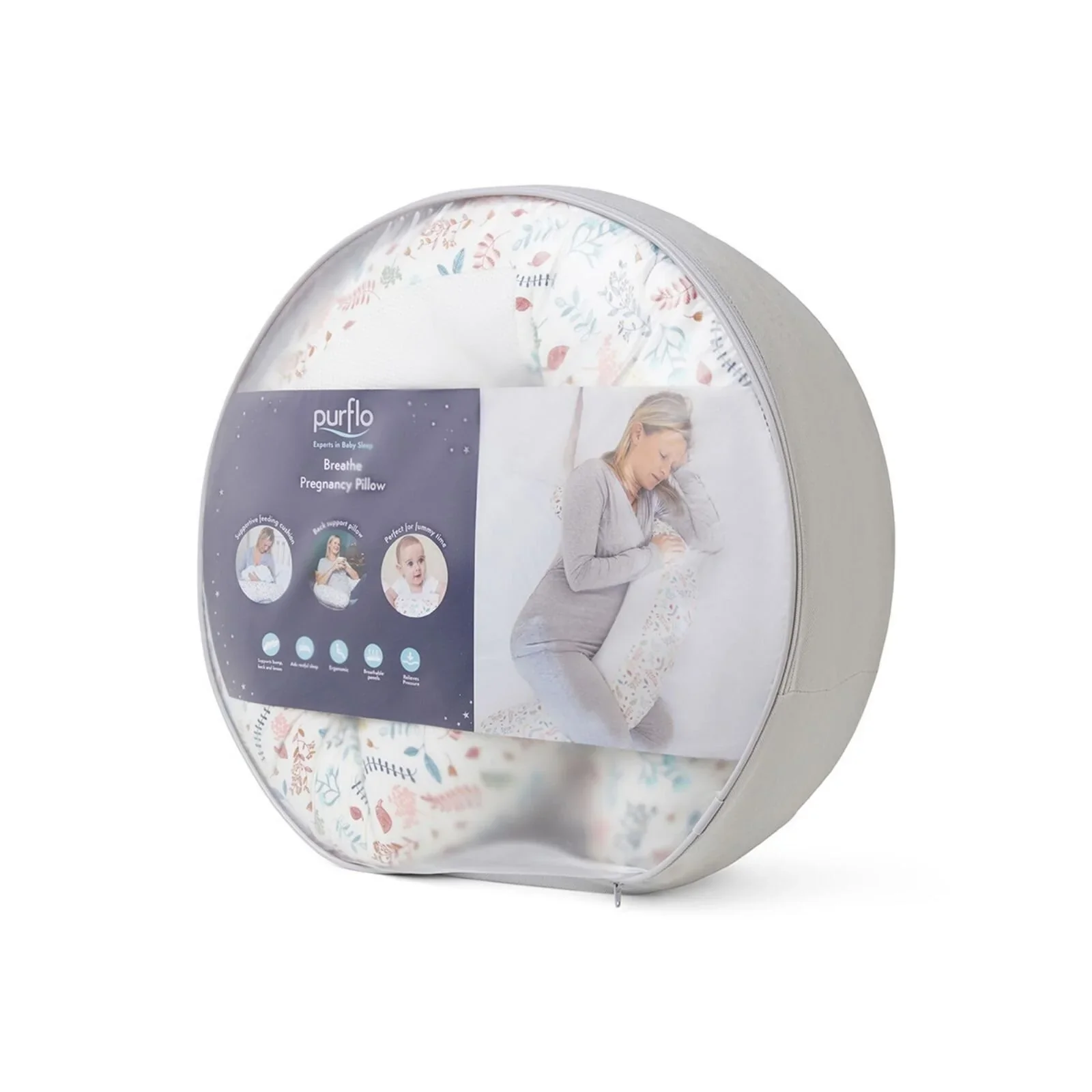 Purflo Breathe Maternity Support Pillow - Botanical - Image 8
