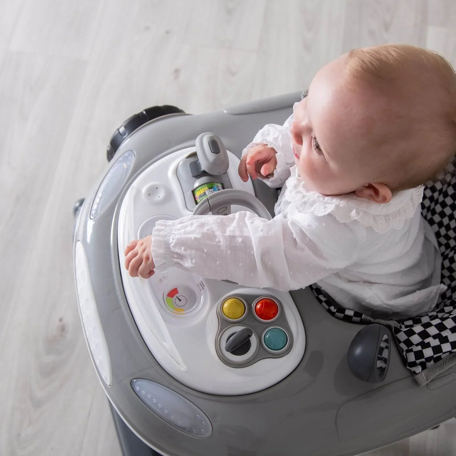 Red Kite Baby Go Round Race Sporty Car Electronic Walkers - Grey - Image 16