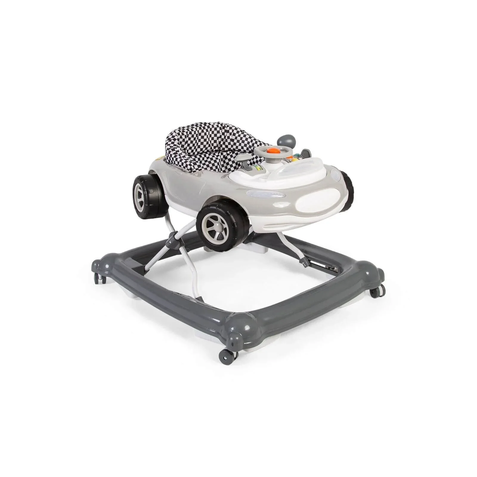Red Kite Baby Go Round Race Sporty Car Electronic Walkers - Grey - Image 2