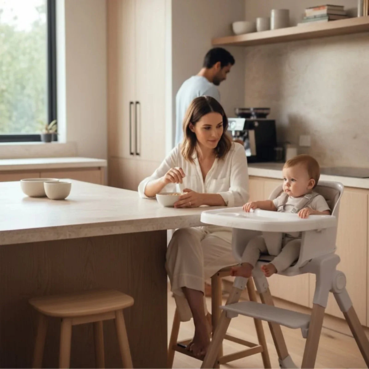 Red Kite Feed Me Orbit Highchair - White - Image 13