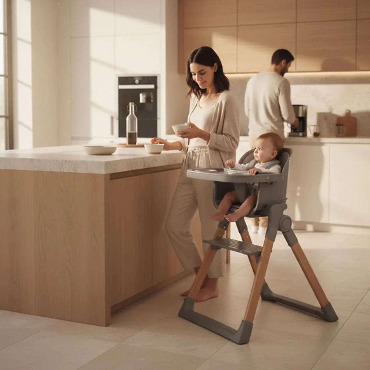 Red Kite Feed Me Orbit Highchair - Grey - Image 8