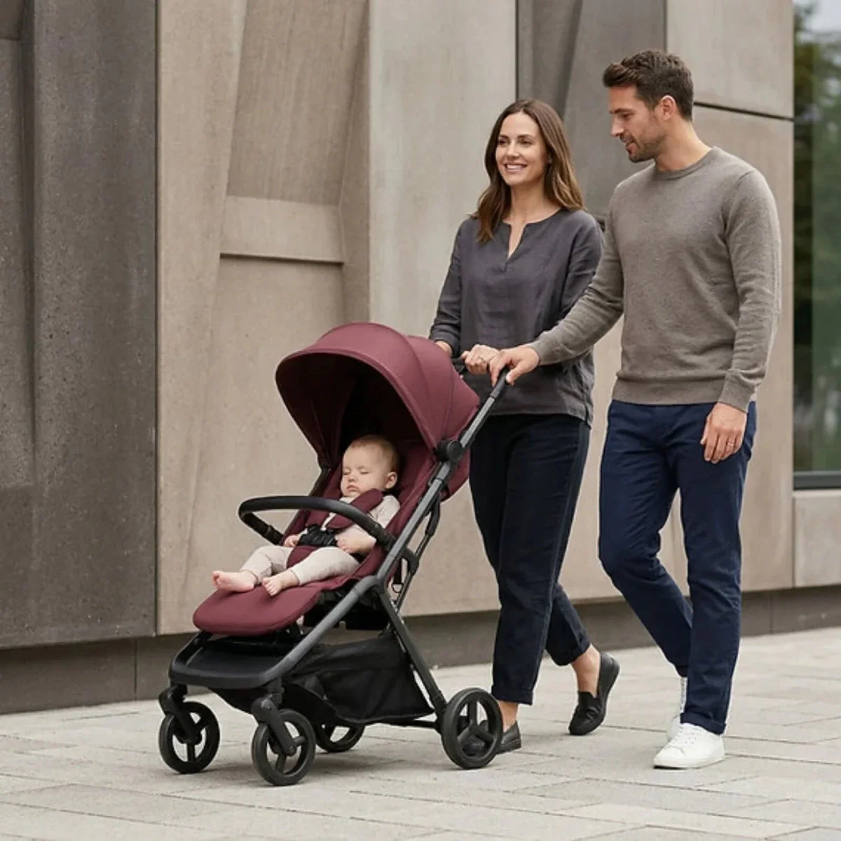 Red Kite Push Me Astro Stroller - Mulberry - Image 14