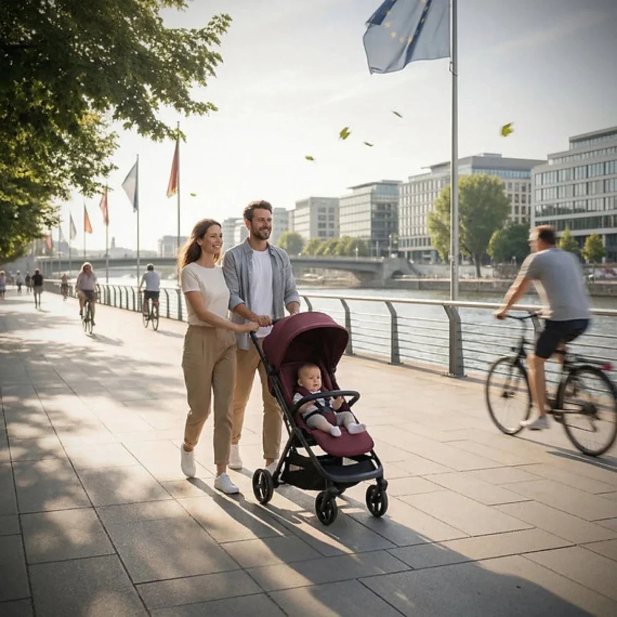 Red Kite Push Me Astro Stroller - Mulberry - Image 15