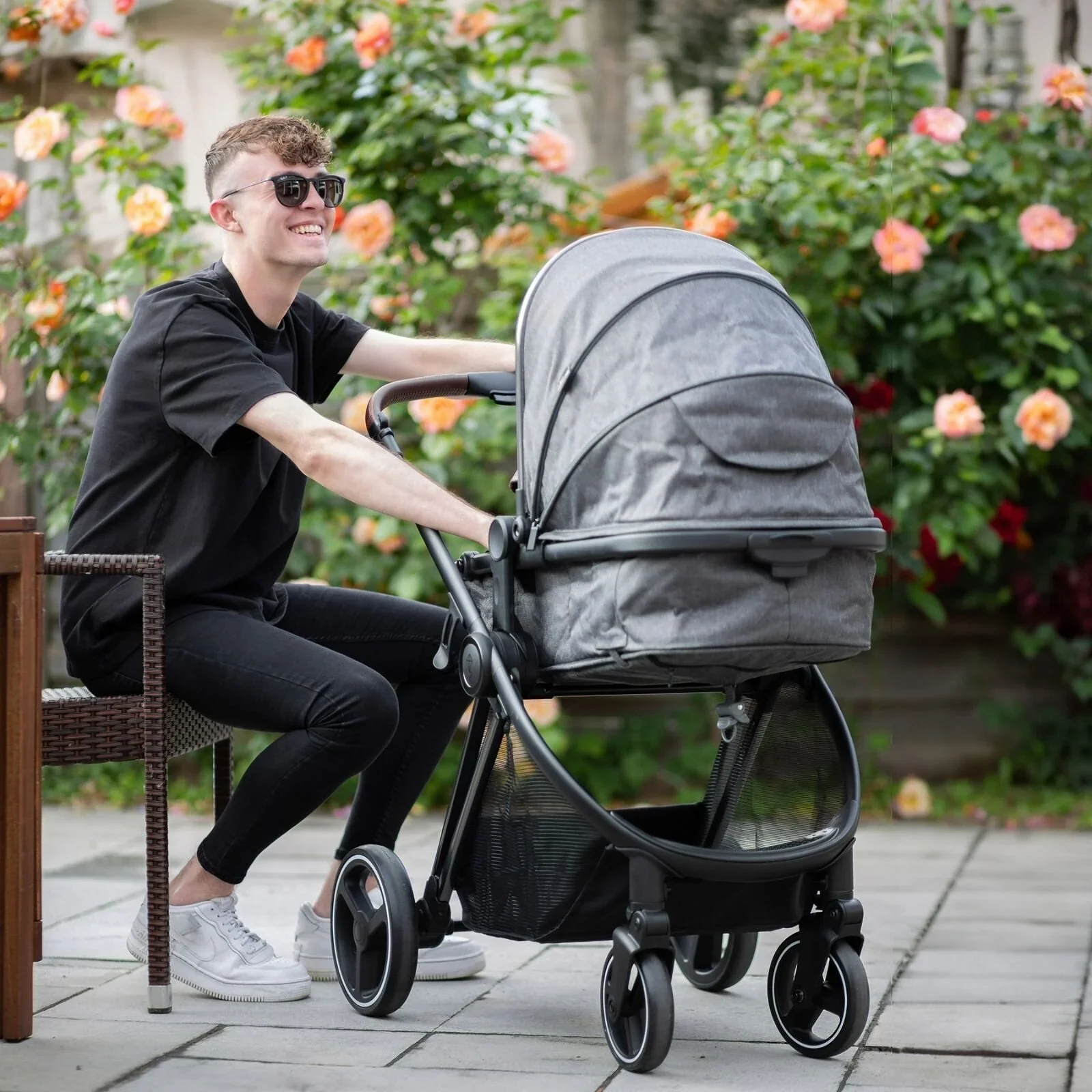 Red Kite Push Me Pace i-Size 3-in-1 Travel System - Grey - Image 30