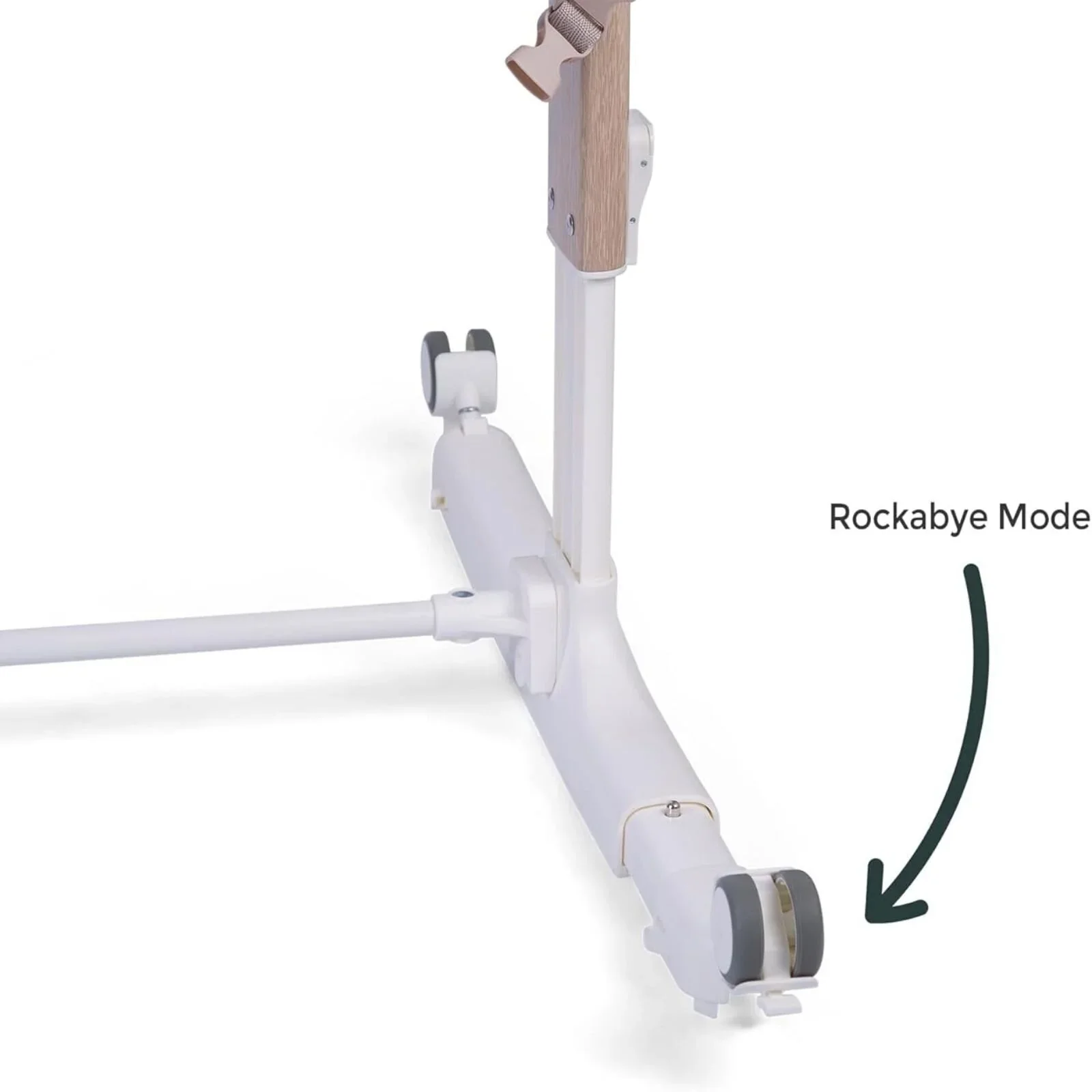 Red Kite Rockabye Bedside Crib - Oatmeal - Image 10