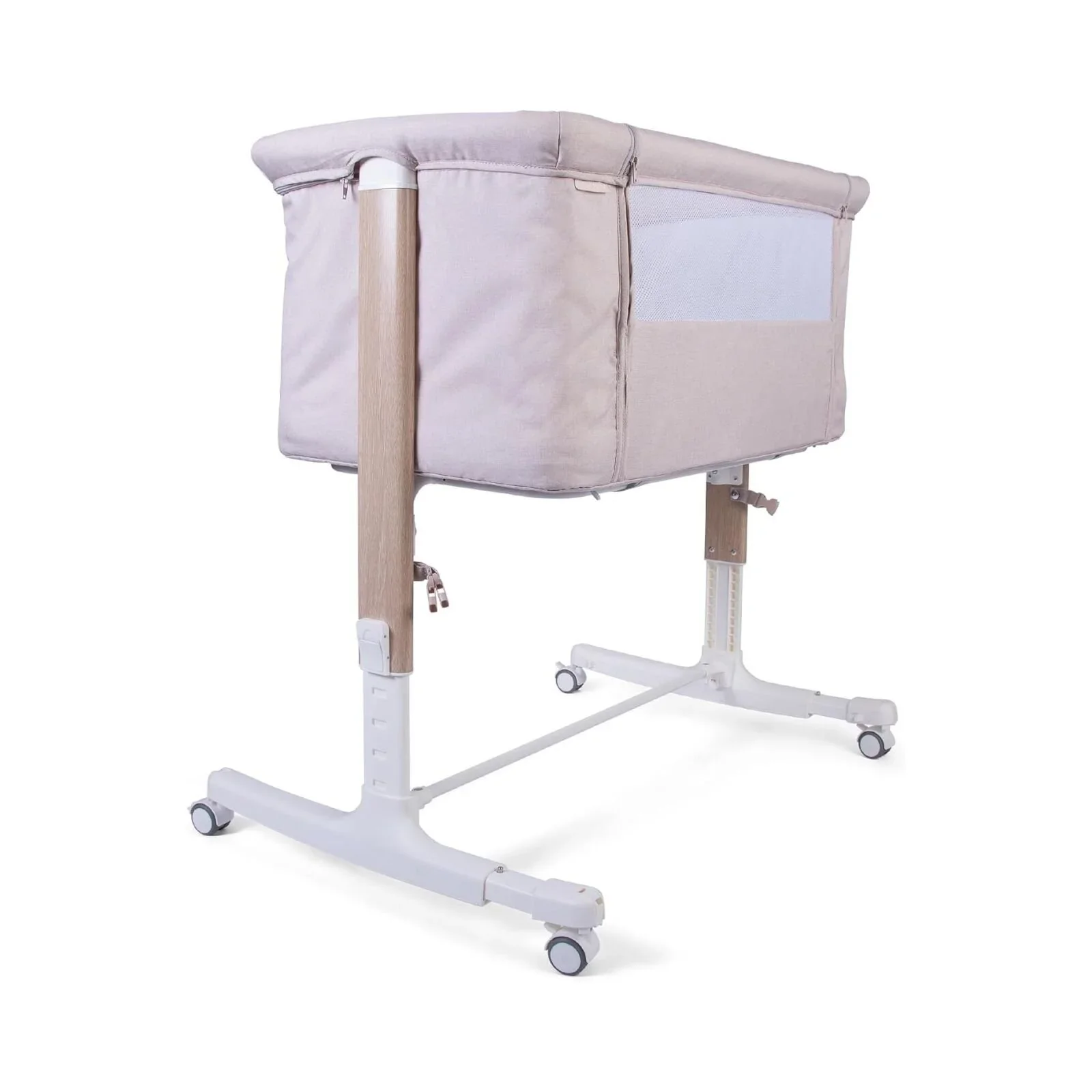 Red Kite Rockabye Bedside Crib - Oatmeal - Image 5