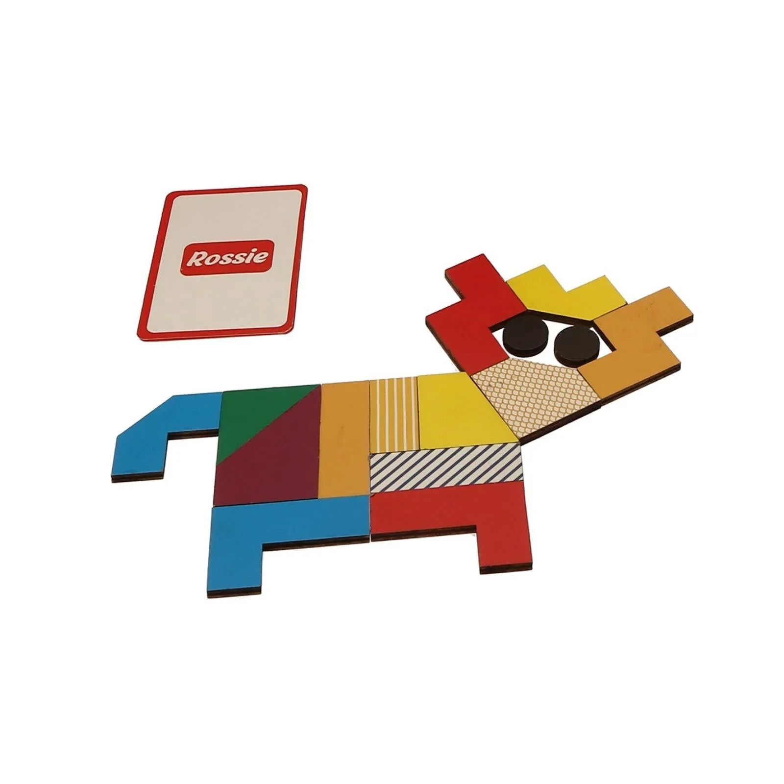 Rossie Colored Wooden Blocks - Image 3