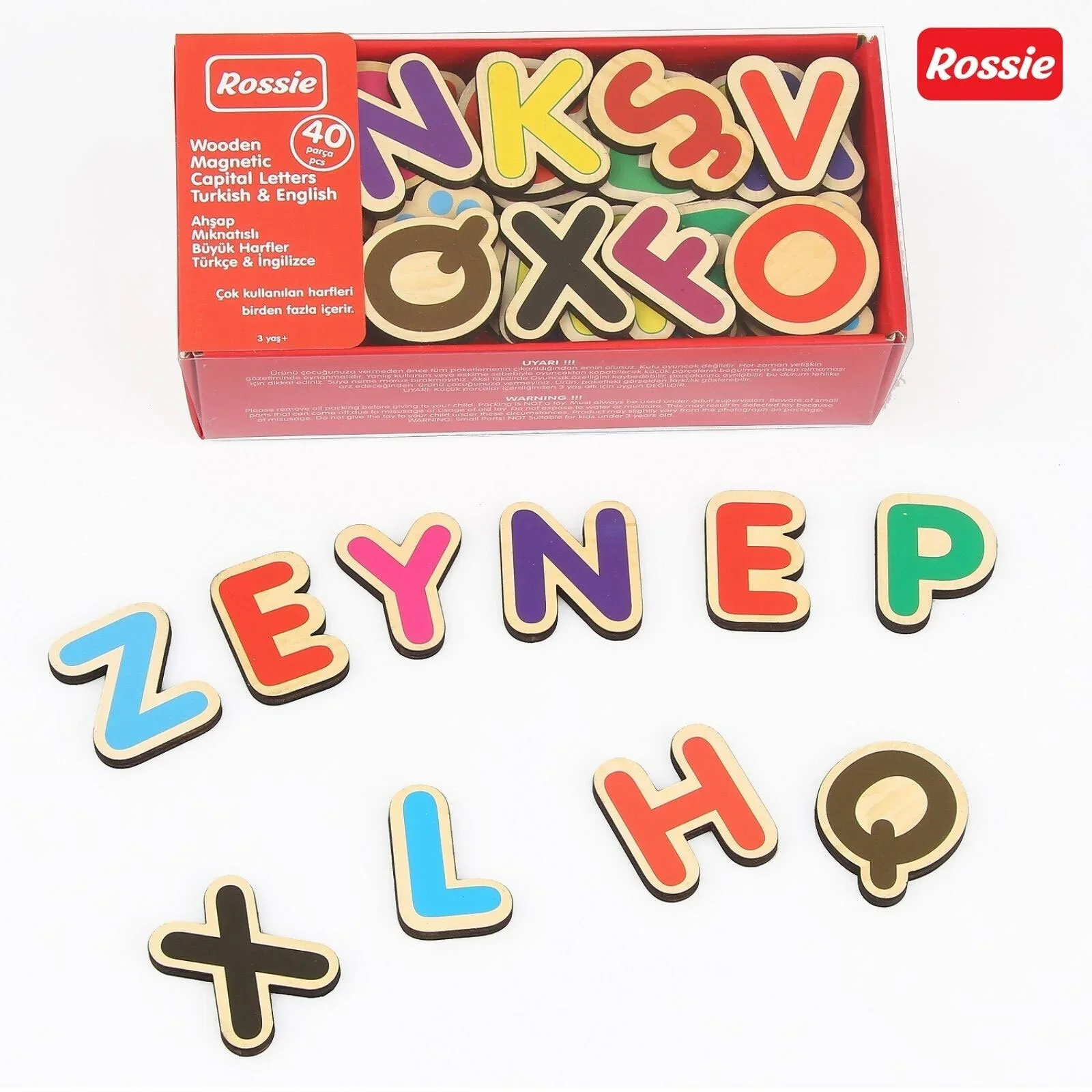 Rossie Magnetic Wooden Capital Letters - Image 2