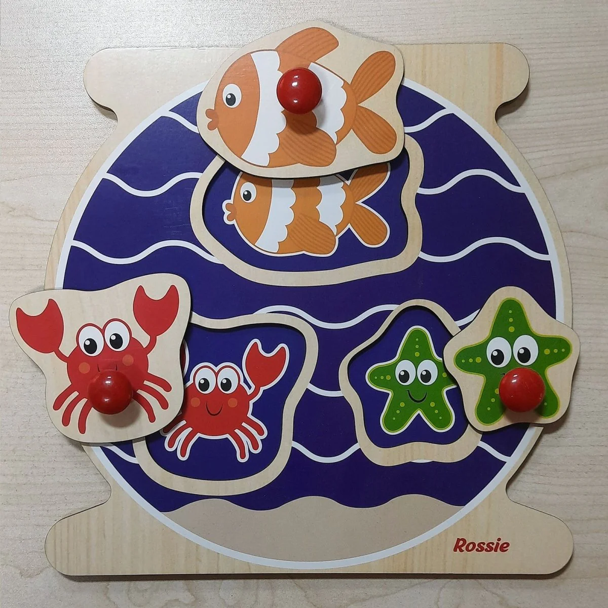 Rossie Wood First Puzzle - Aquarium - Image 4