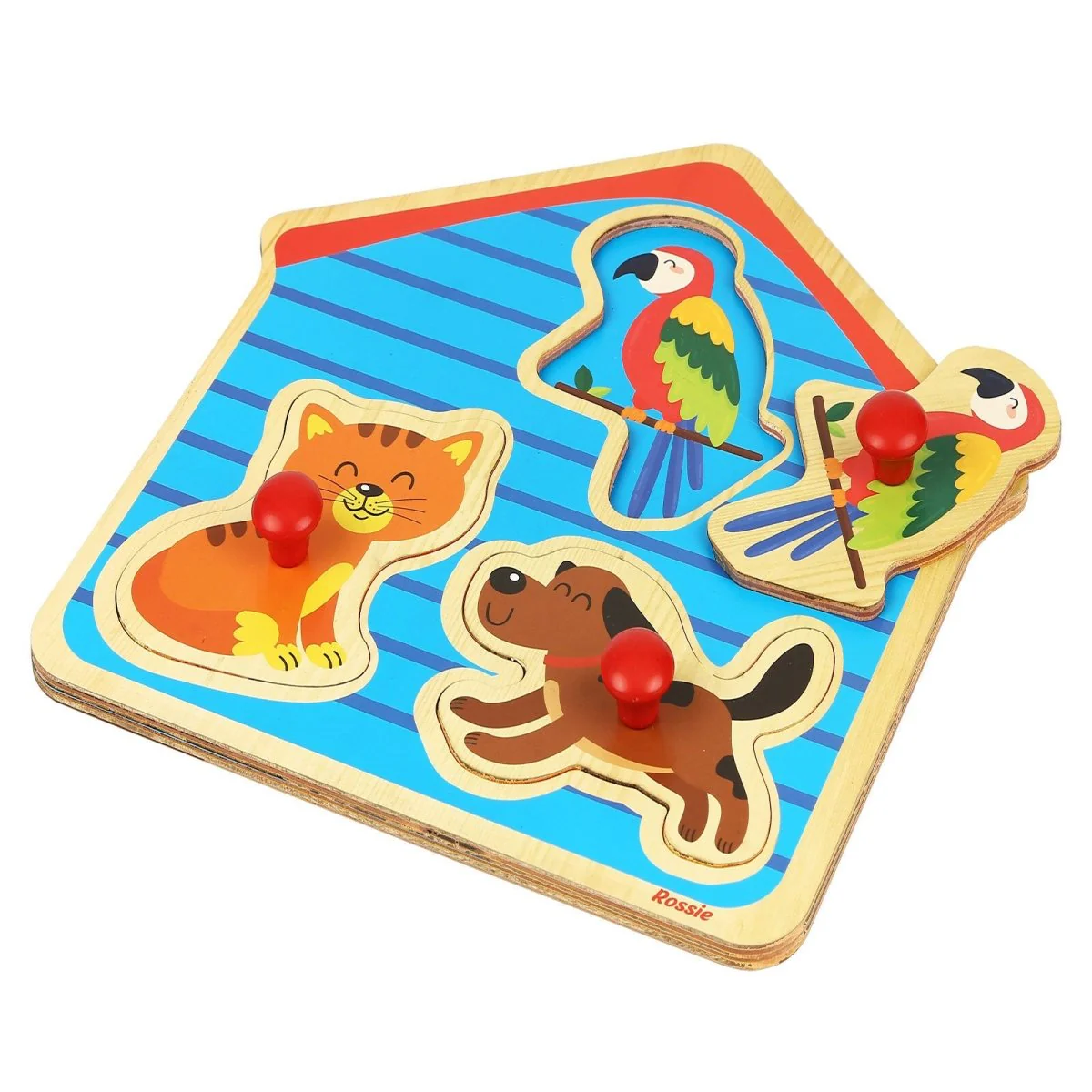 Rossie Wood First Puzzle - Pets - Image 2