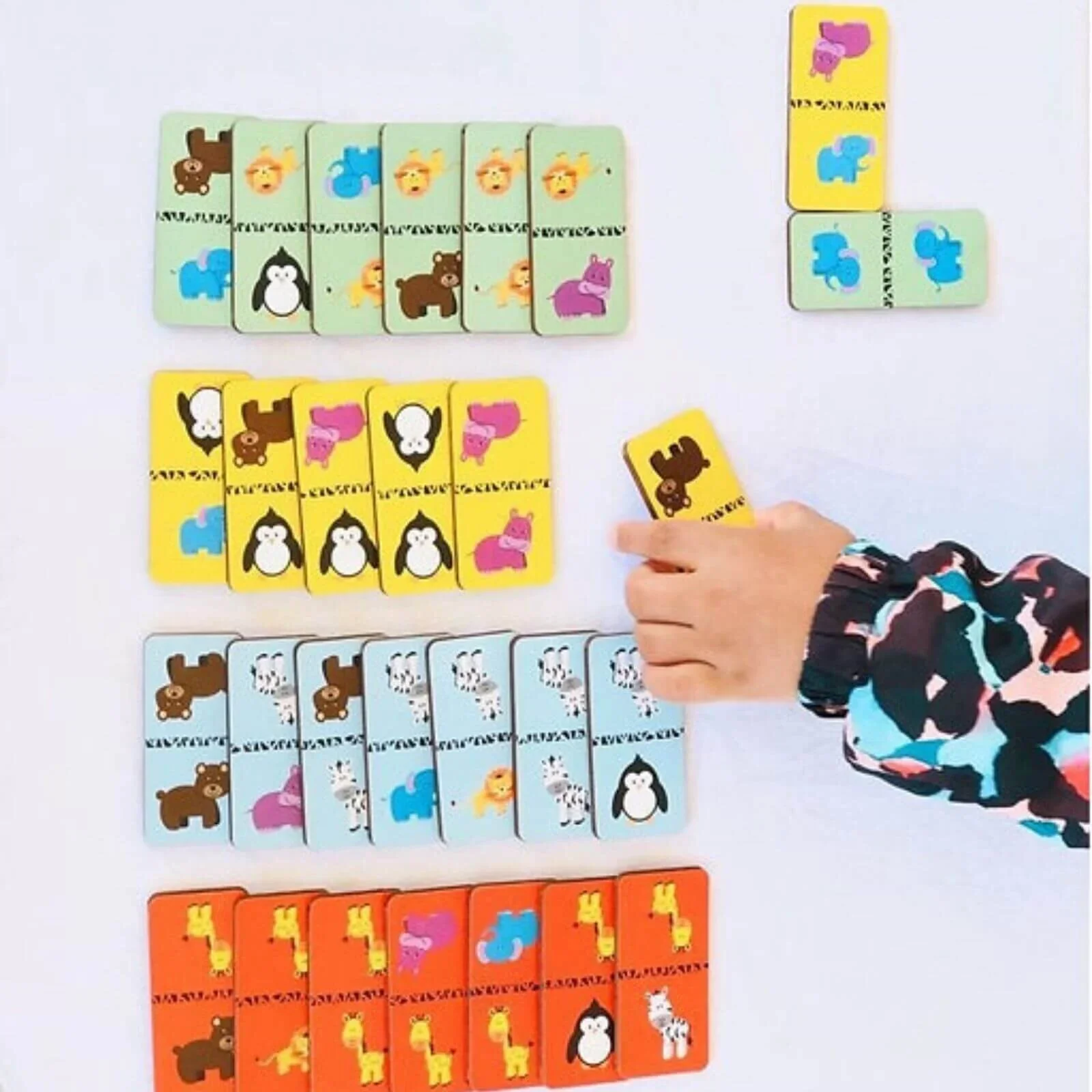 Rossie Wood Matching Game-Domino - Image 5