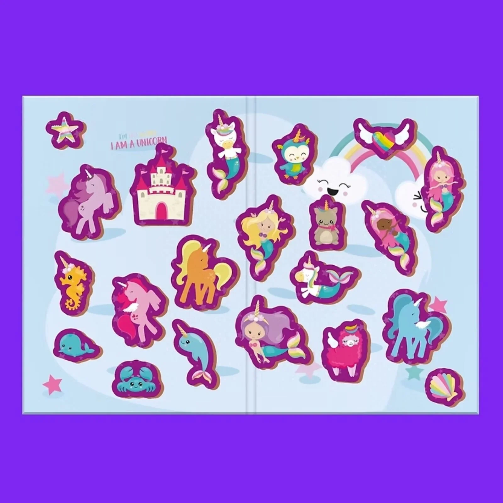 Rossie  Wooden Magnetic Unicorn Set 21 pcs - Image 4