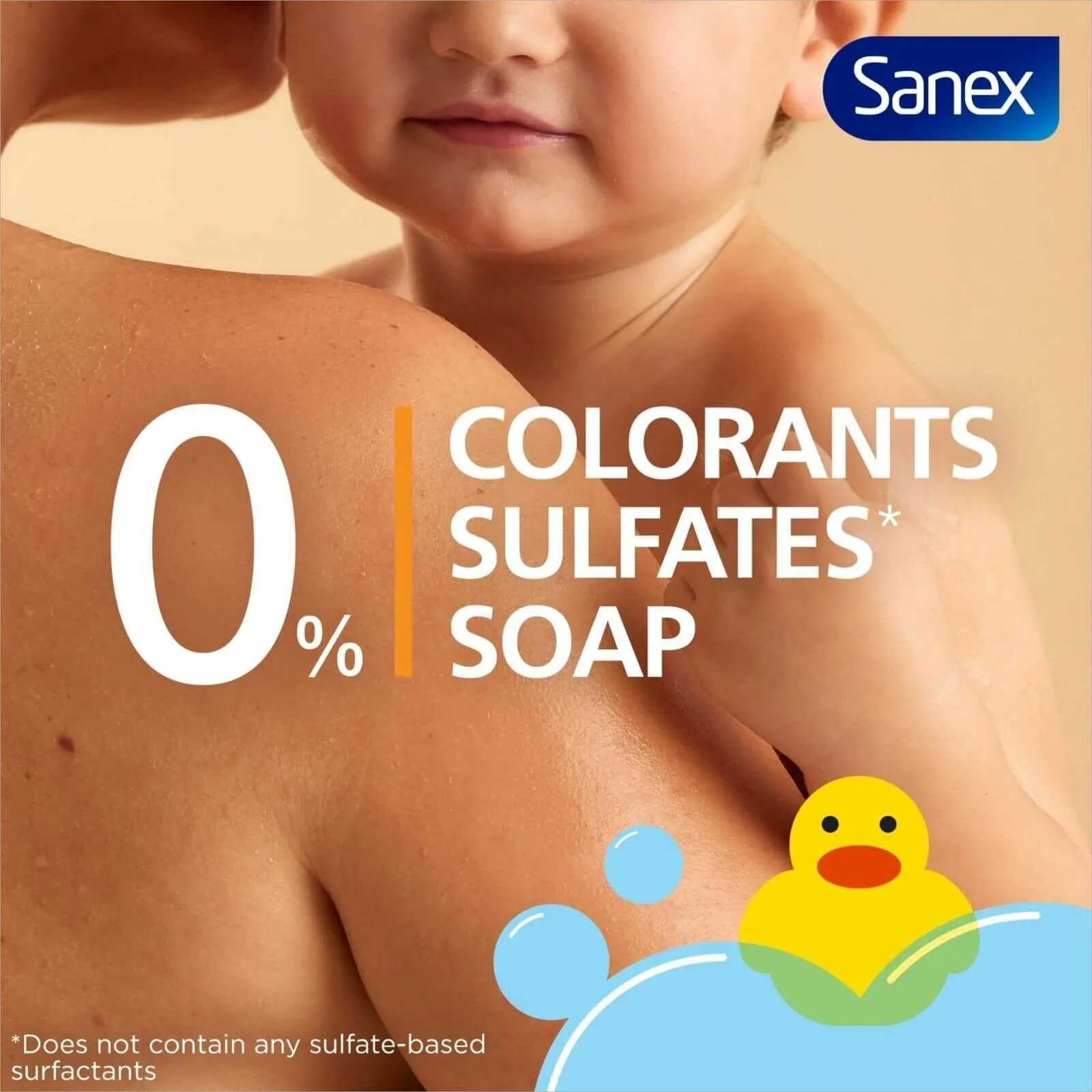 Sanex Baby Wash Zero% Baby Nourish 450ml - Image 4