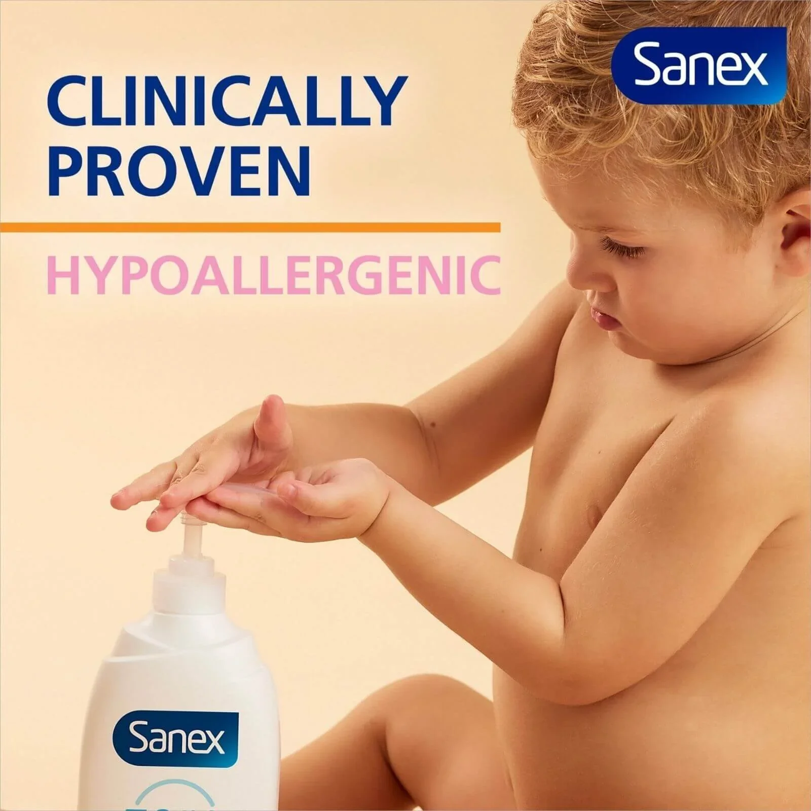 Sanex Baby Wash Zero% Baby Nourish 450ml - Image 5