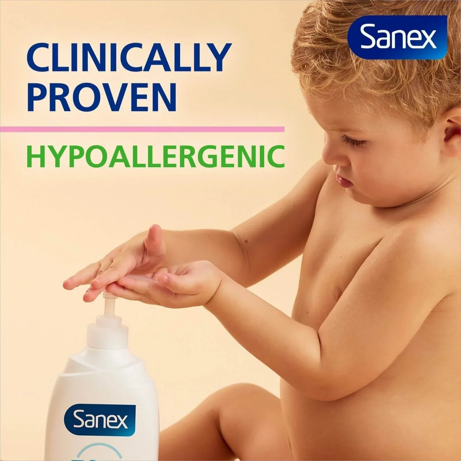Sanex Baby Bath Foam and Shampoo Zero% Baby Frag Free 450ml - Image 5