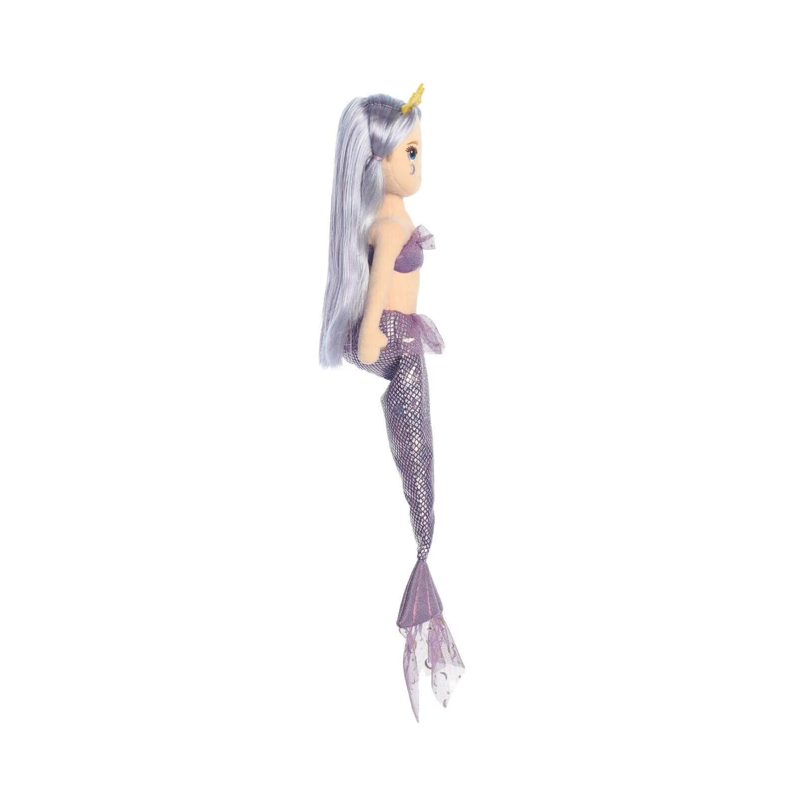 Sea Sparkles Lavender Mermaid Soft Toy - Image 2