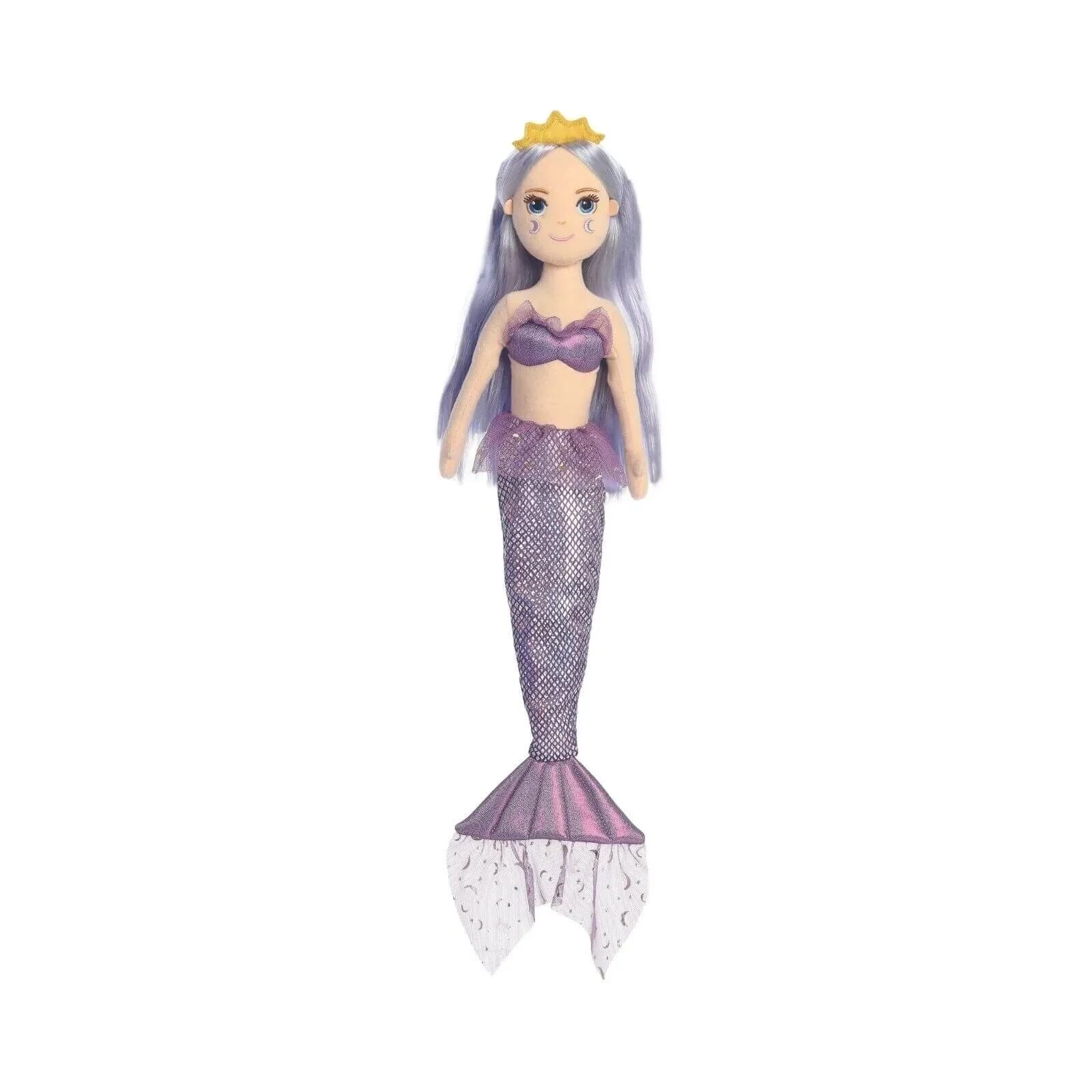 Sea Sparkles Lavender Mermaid Soft Toy - Image 5