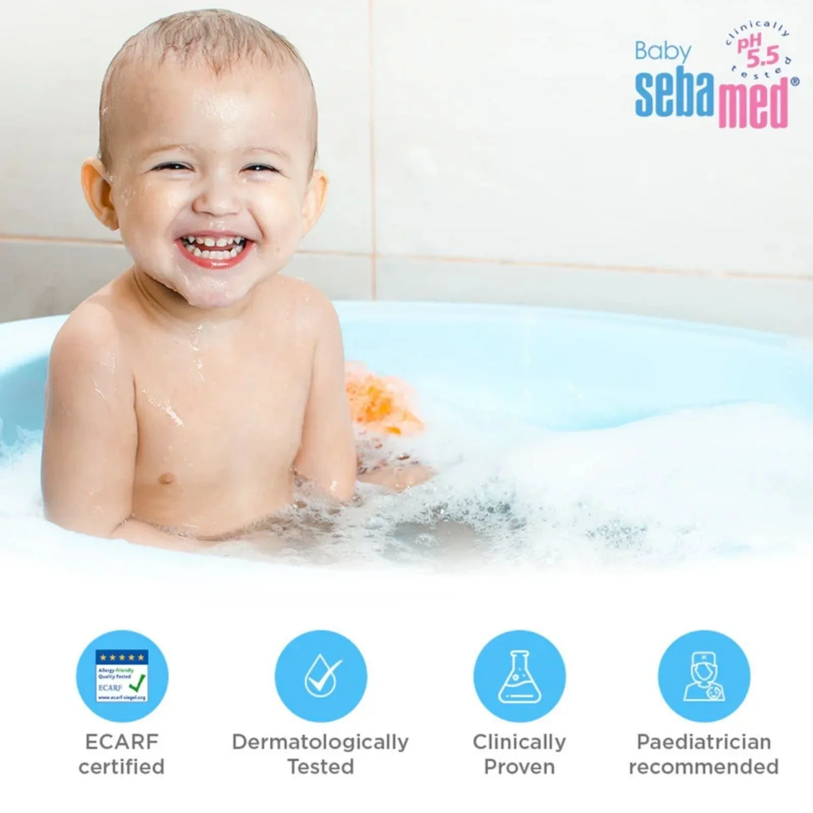 Sebamed Baby Bubble Bath 500ml - Image 2