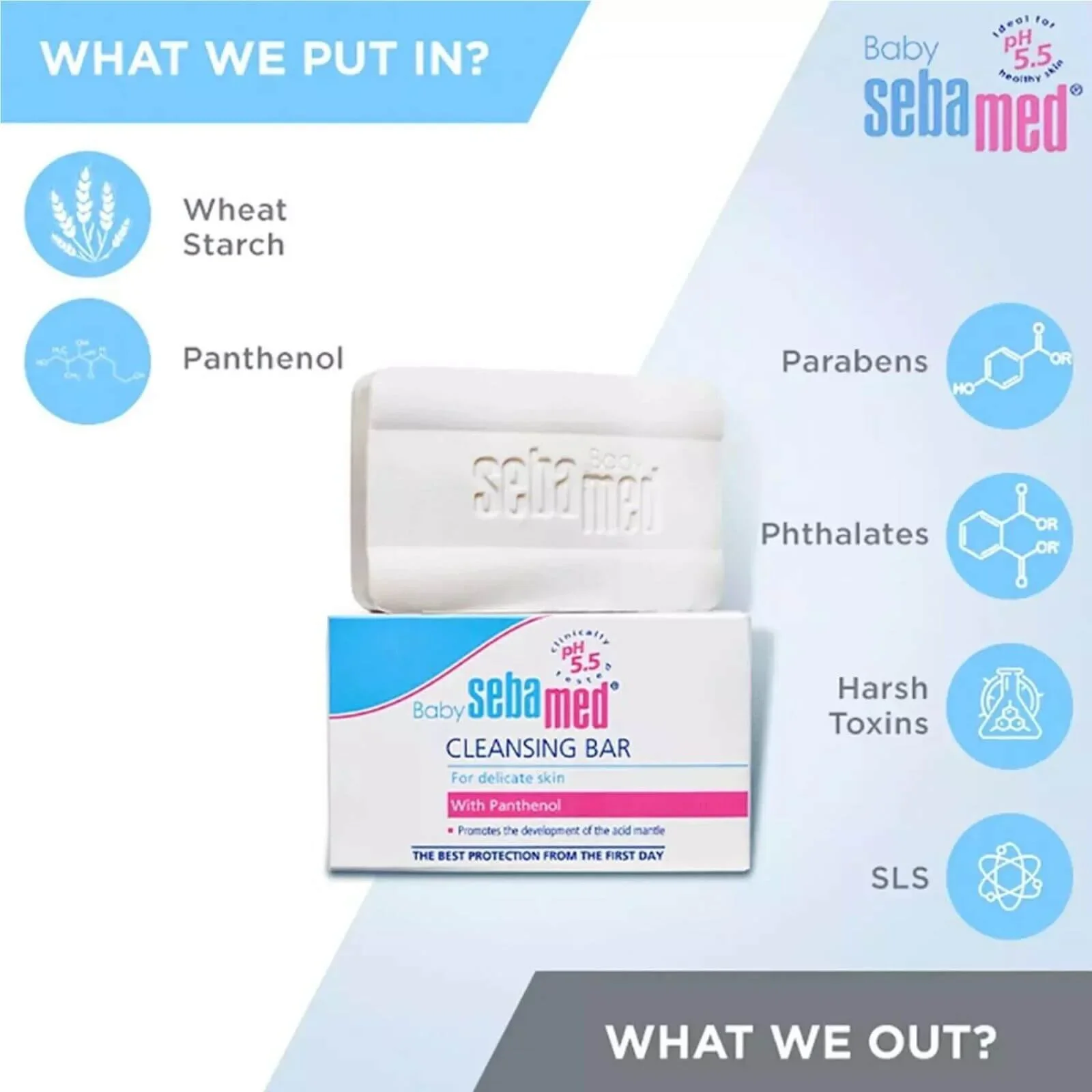 Sebamed Baby Cleansing Bar 100g - Image 5