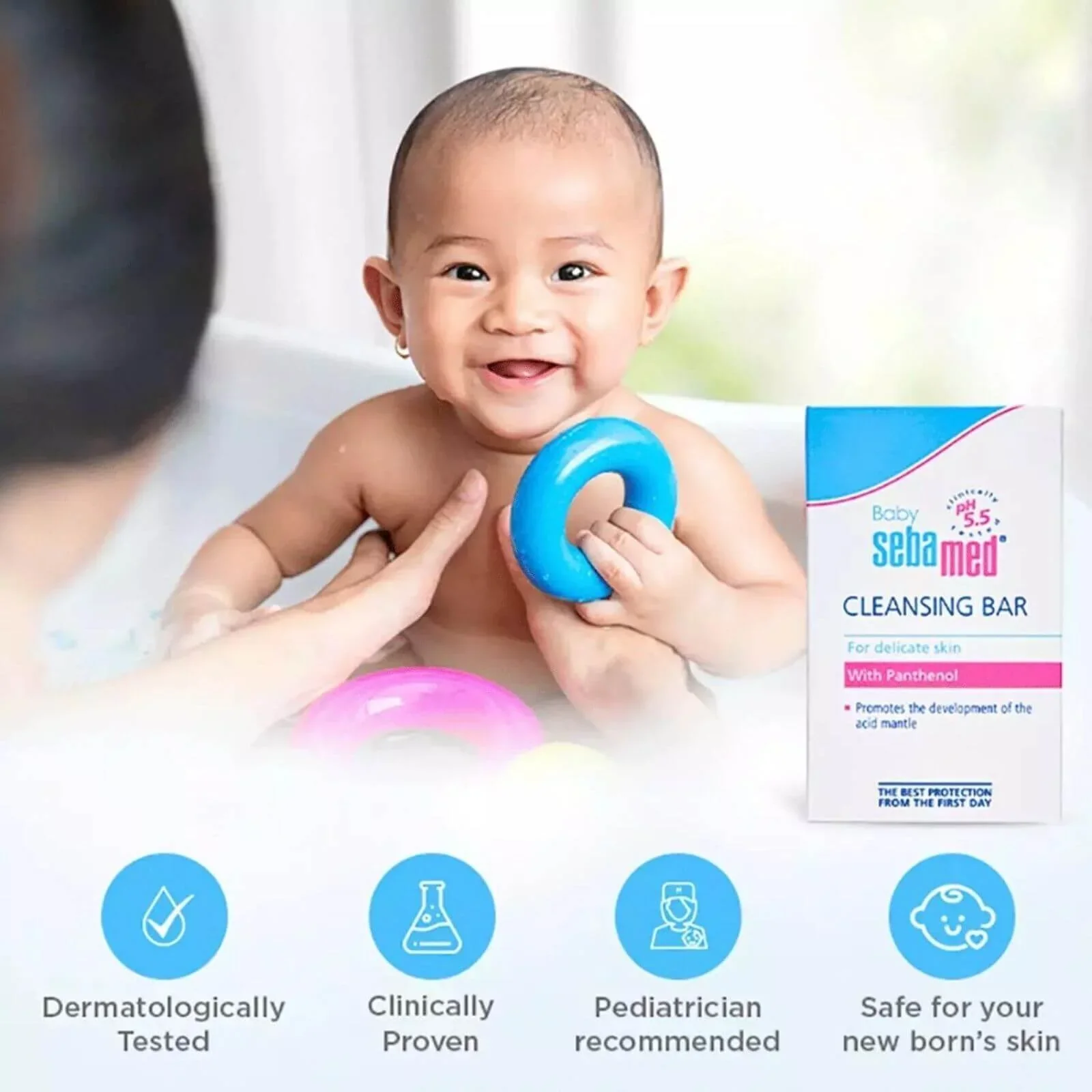 Sebamed Baby Cleansing Bar 100g - Image 6