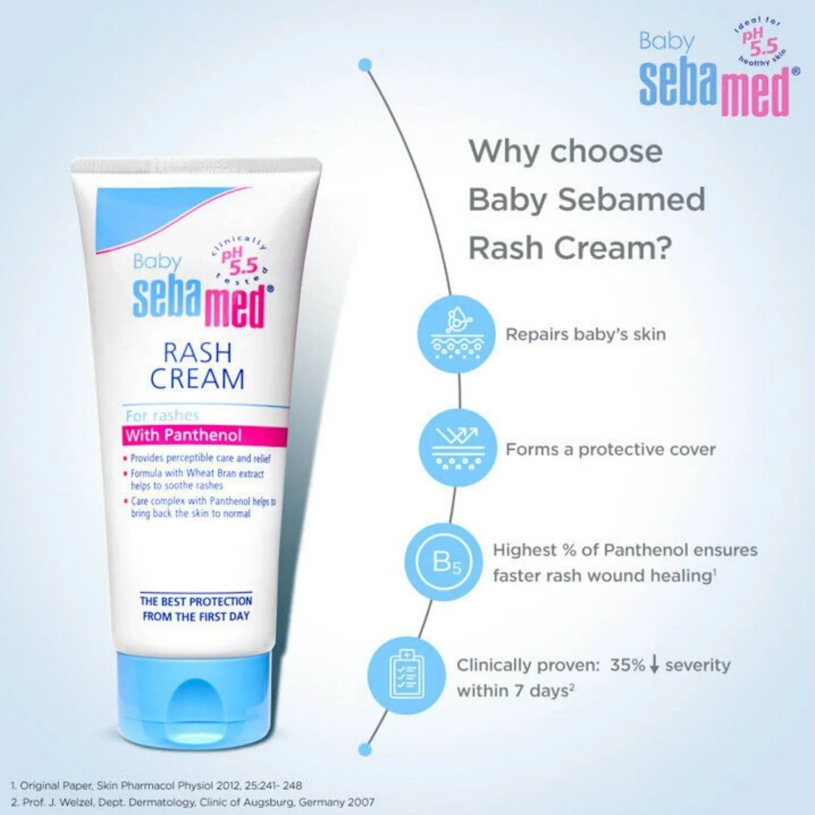 Sebamed Baby Nappy Rash Cream 100ml - Image 5