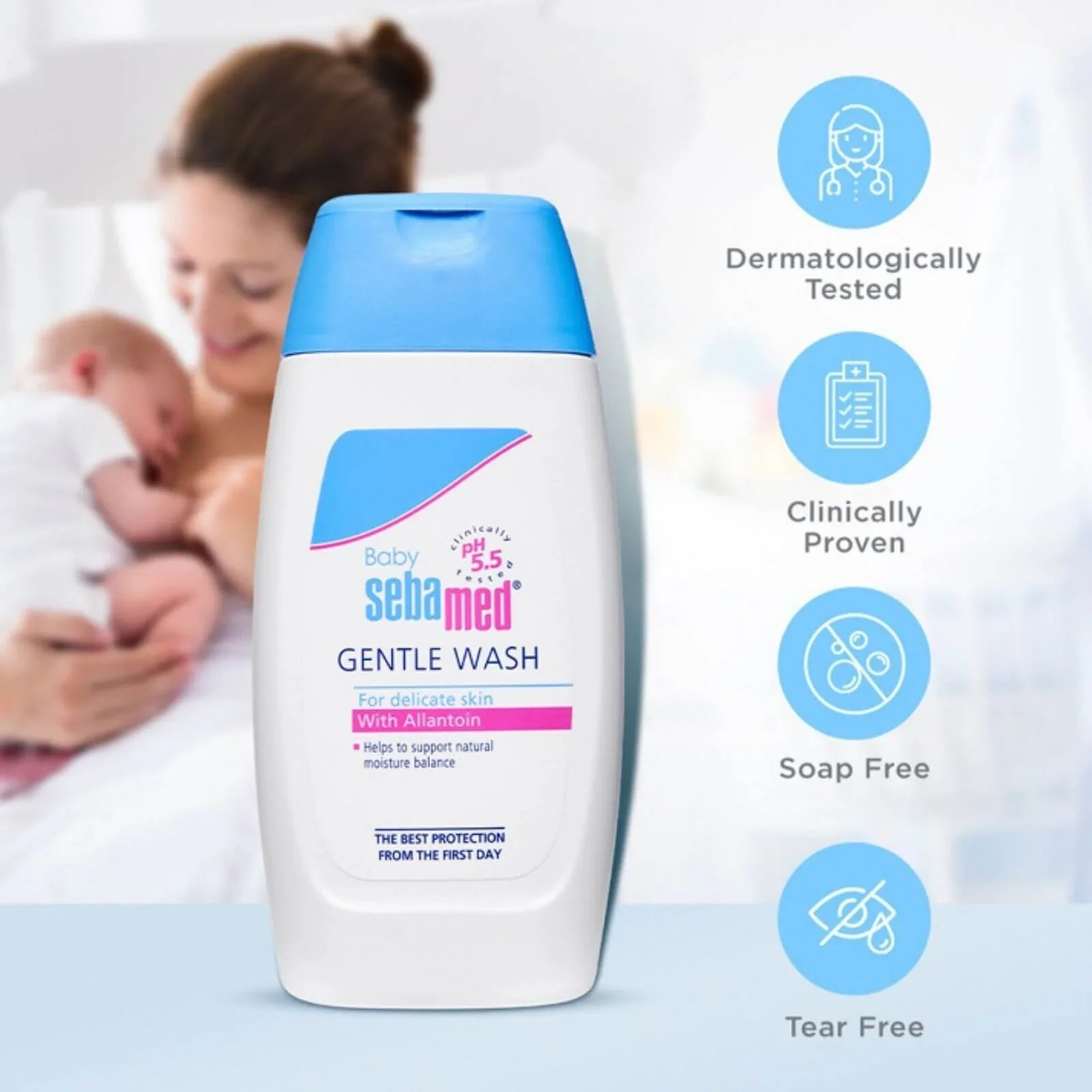 Sebamed Baby Gentle Wash 200ml - Image 3