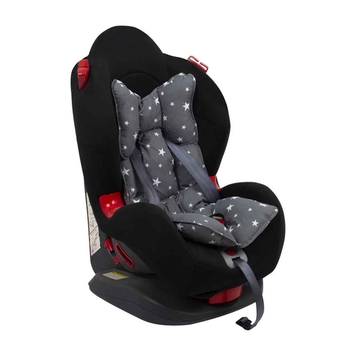 Sevi Bebe Stroller and Car Seat Cushion Grey Star - Image 4