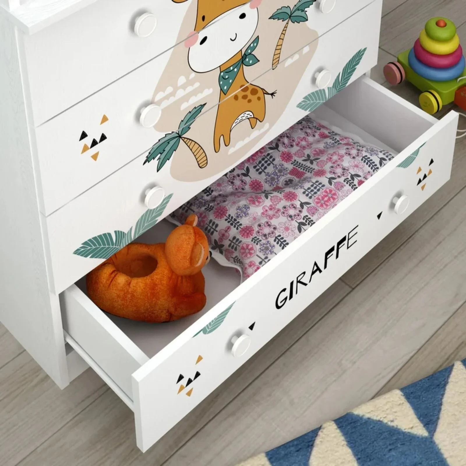 Shefa Kids 800 Changing Dresser - Giraffe - Image 5