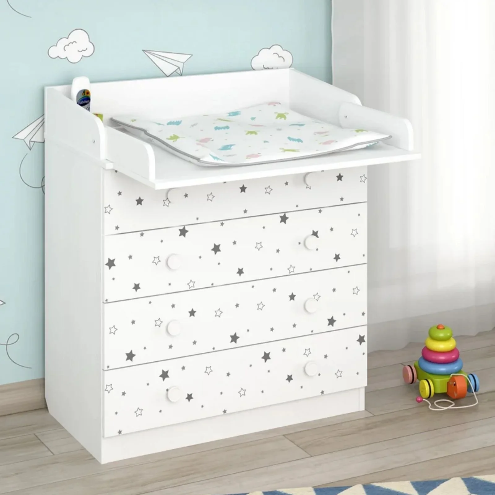 Shefa Kids 800 Changing Dresser - Starlight - Image 2