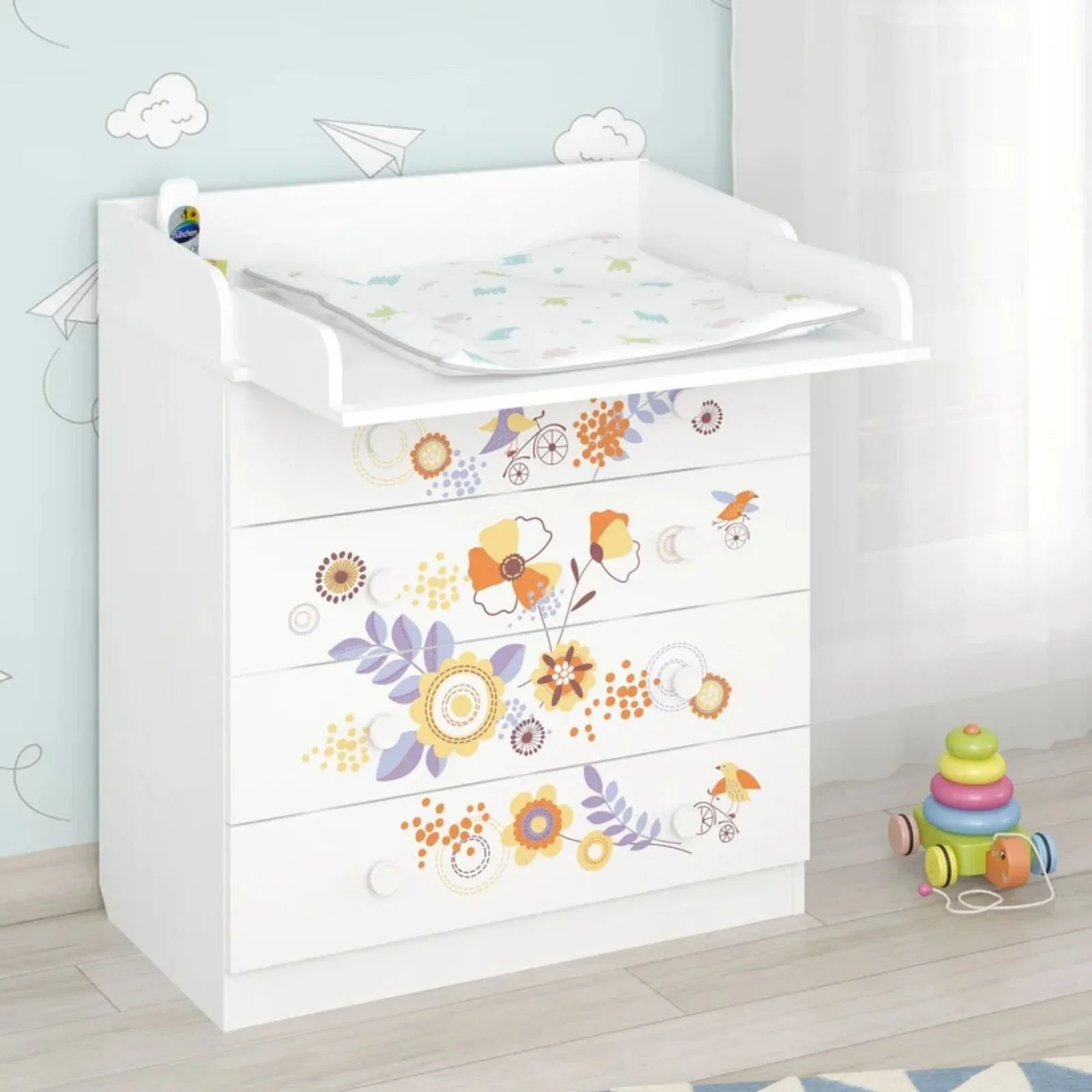 Shefa Kids 800 Changing Dresser - Bike Tour - Image 2