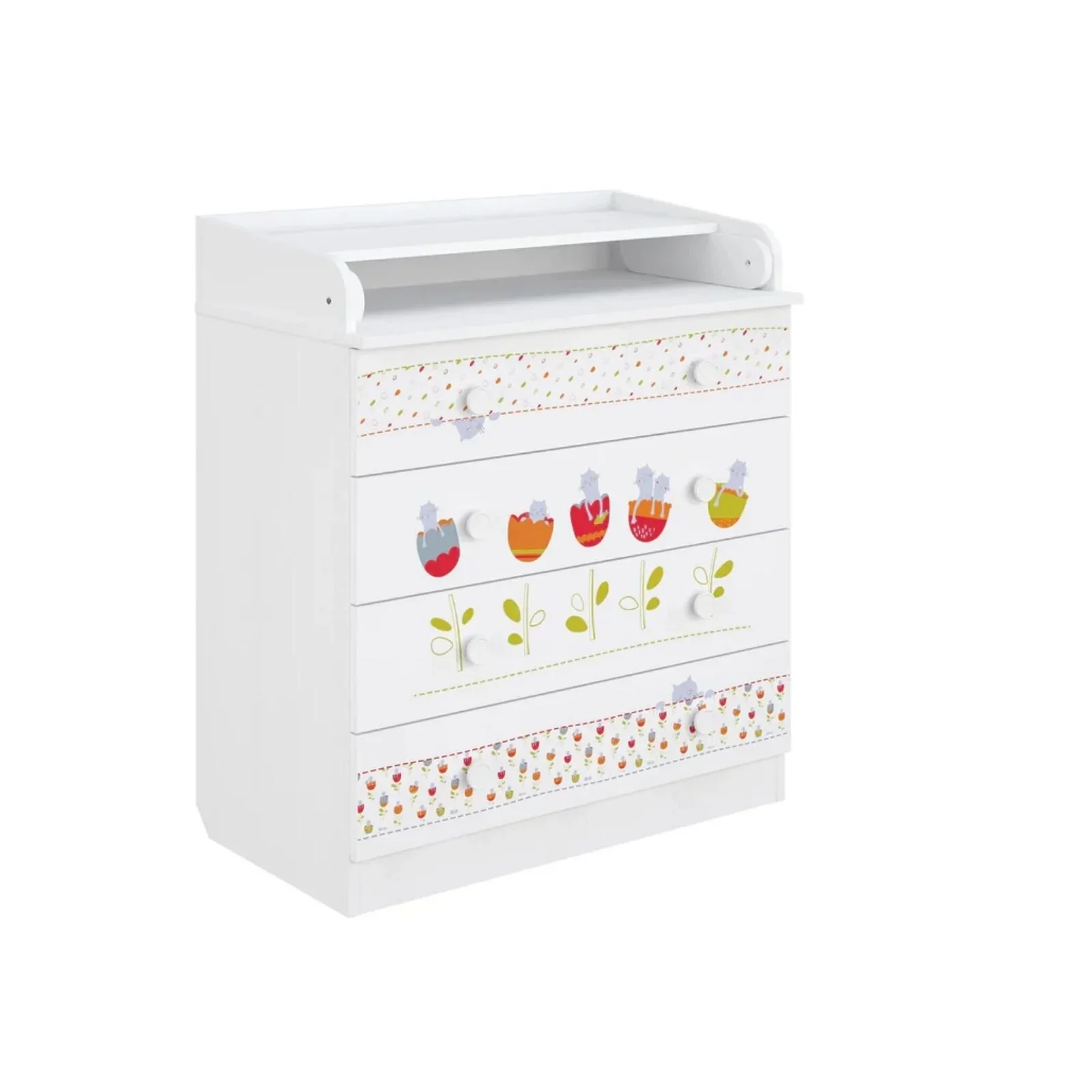 Shefa Kids 800 Changing Dresser - Sleepy Kittens - Image 4