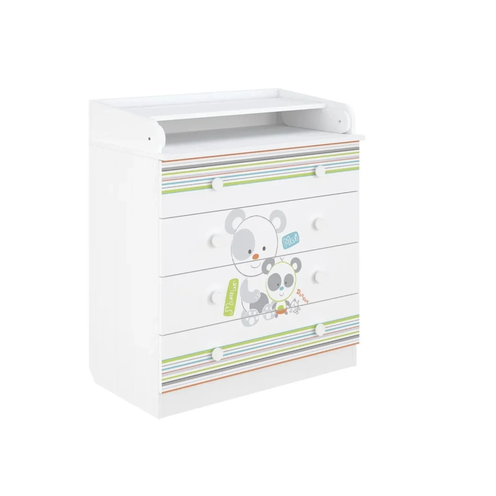 Shefa Kids 800 Changing Dresser - Pandas - Image 5
