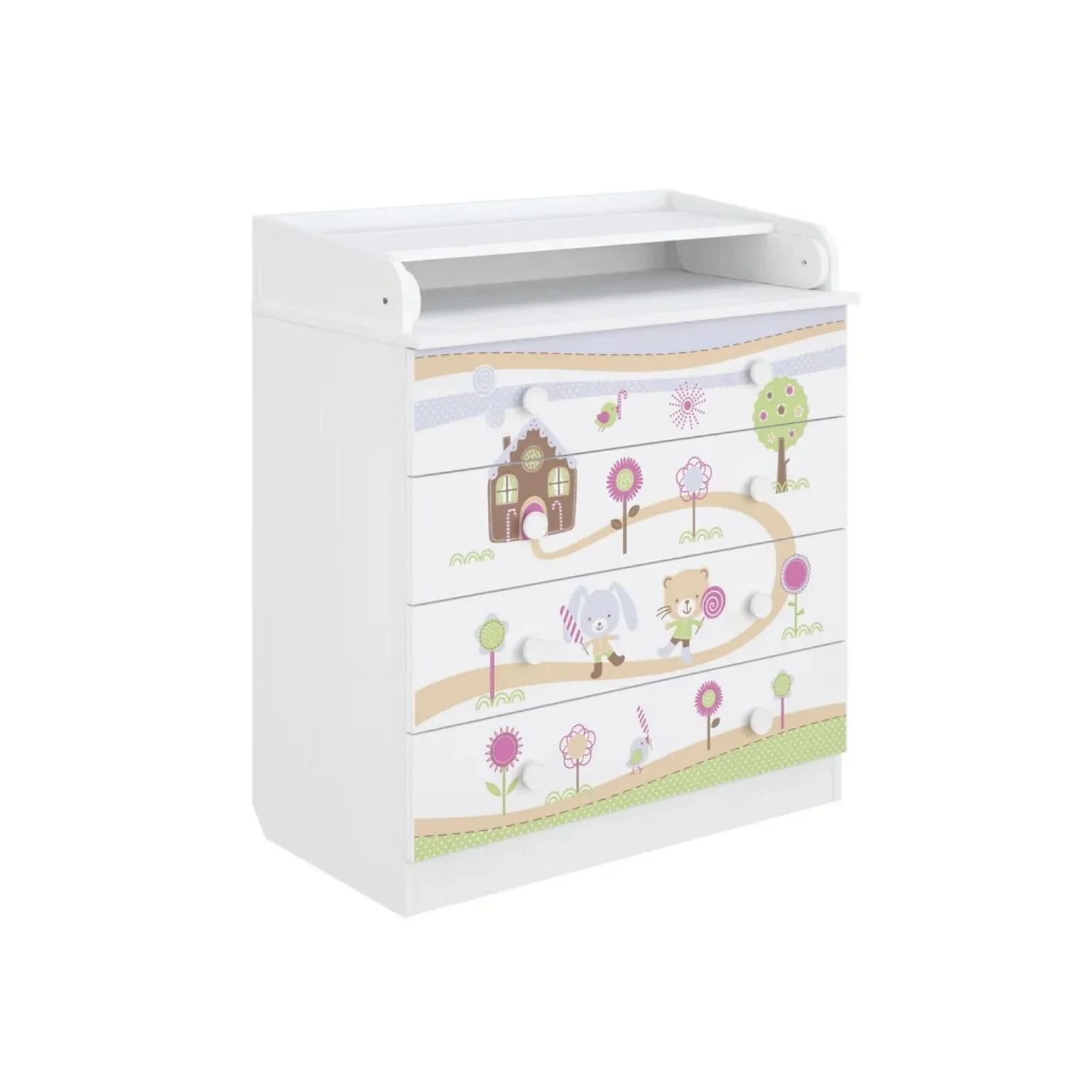 Shefa Kids 800 Changing Dresser - Gingerbread House - Image 4