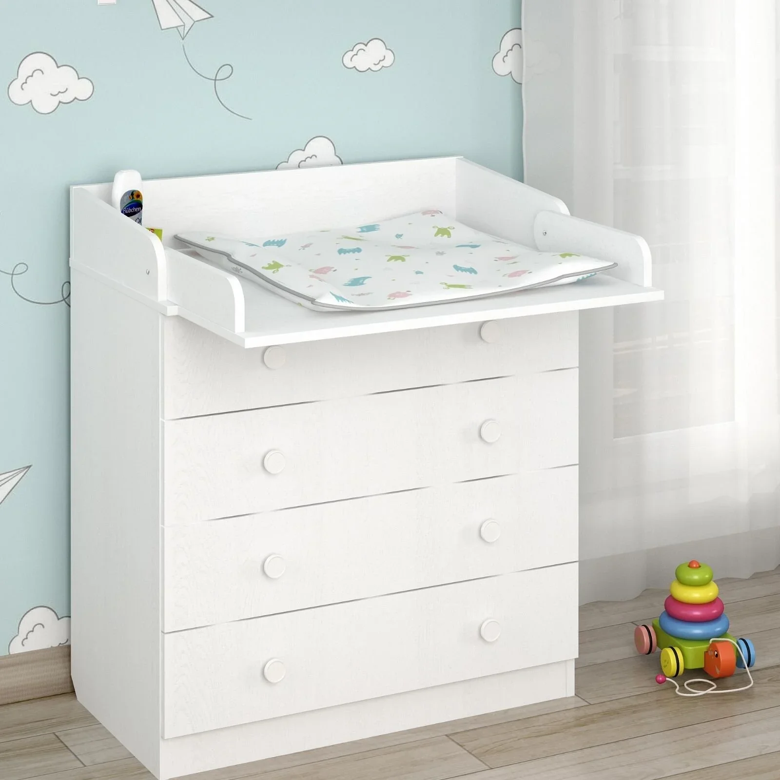 Shefa Kids 800 Changing Dressers - White - Image 2