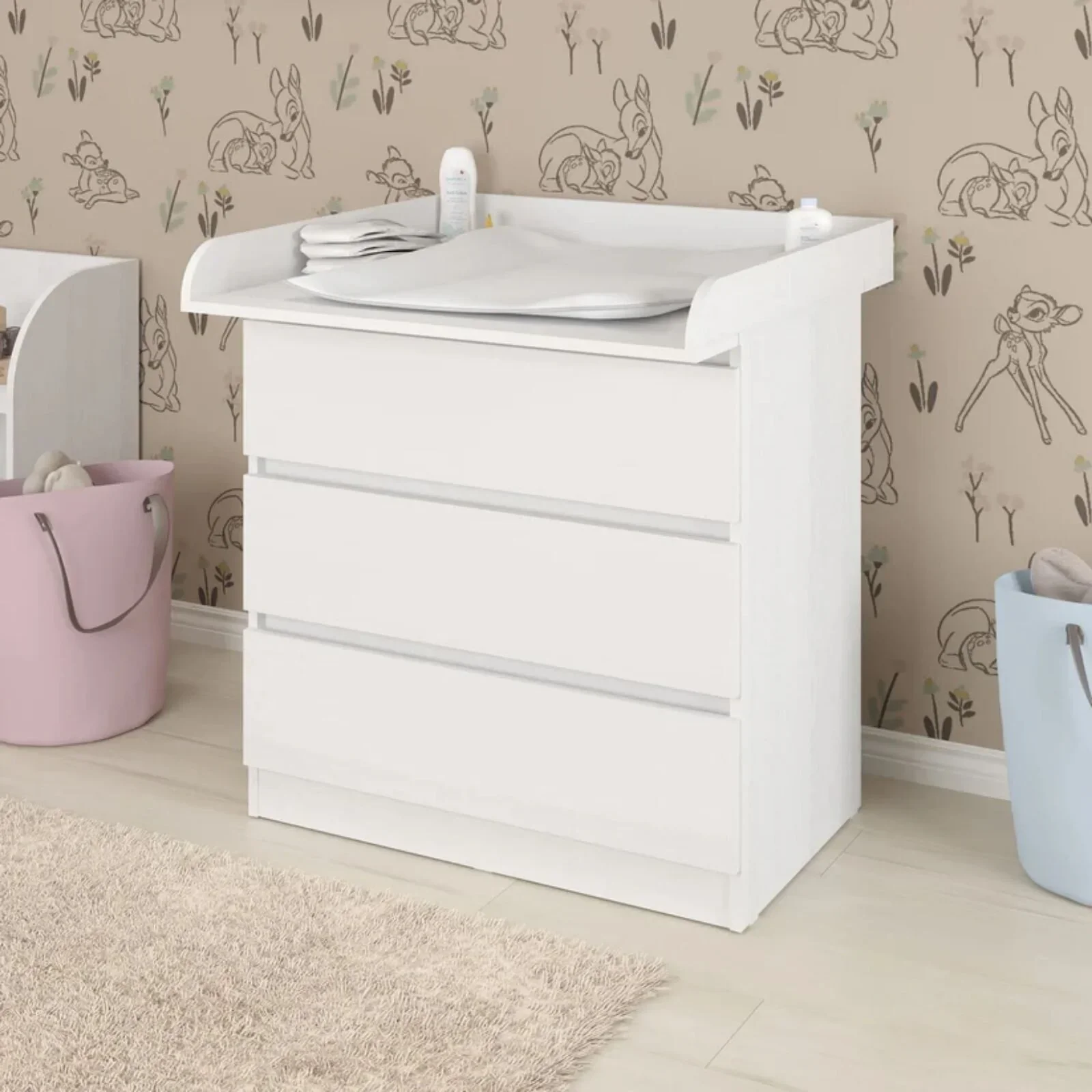 Shefa Kids 800 Universal Dresser Baby Changing Top - White - Image 2