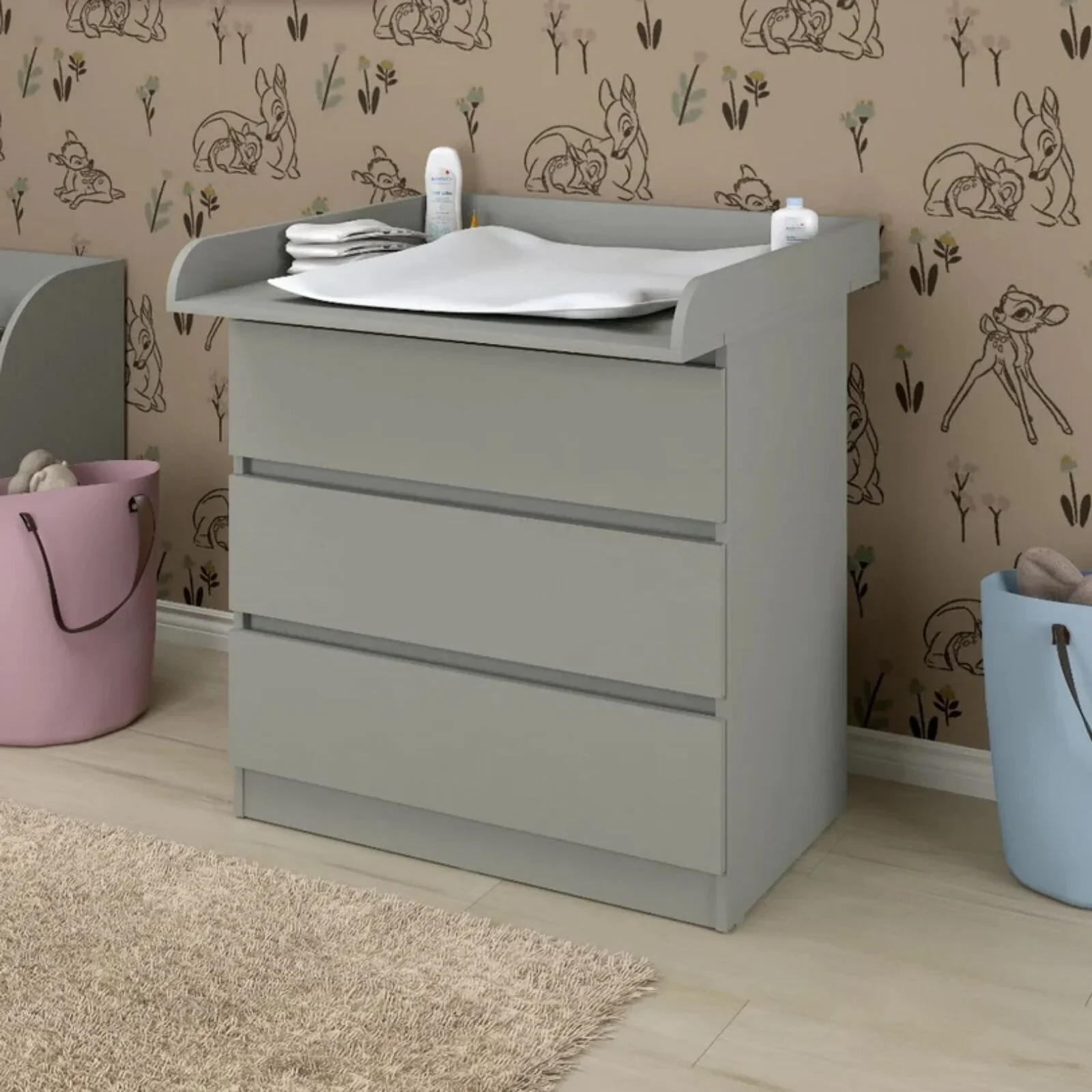 Shefa Kids 800 Universal Dresser Baby Changing Top - Grey - Image 2