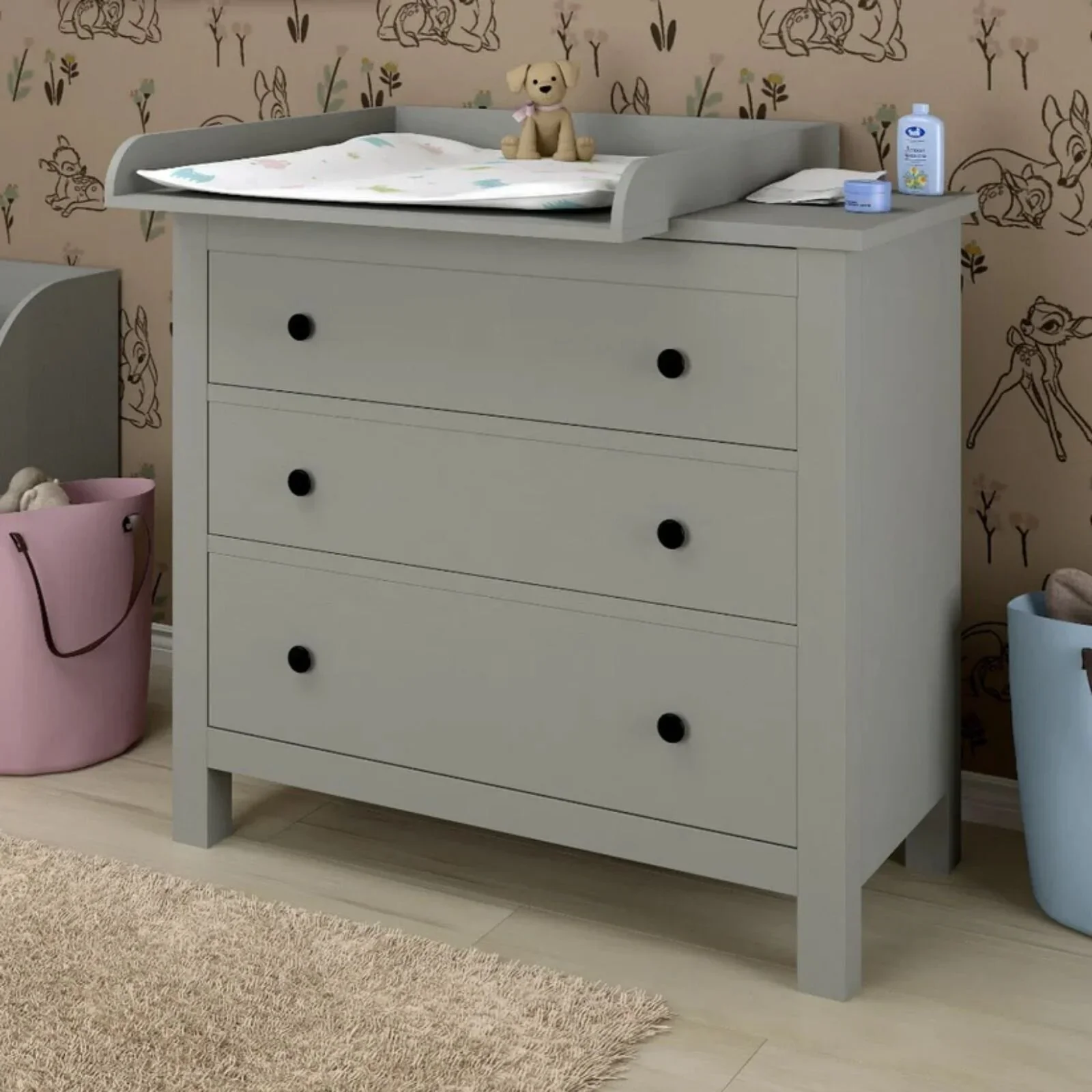 Shefa Kids 800 Universal Dresser Baby Changing Top - Grey - Image 3