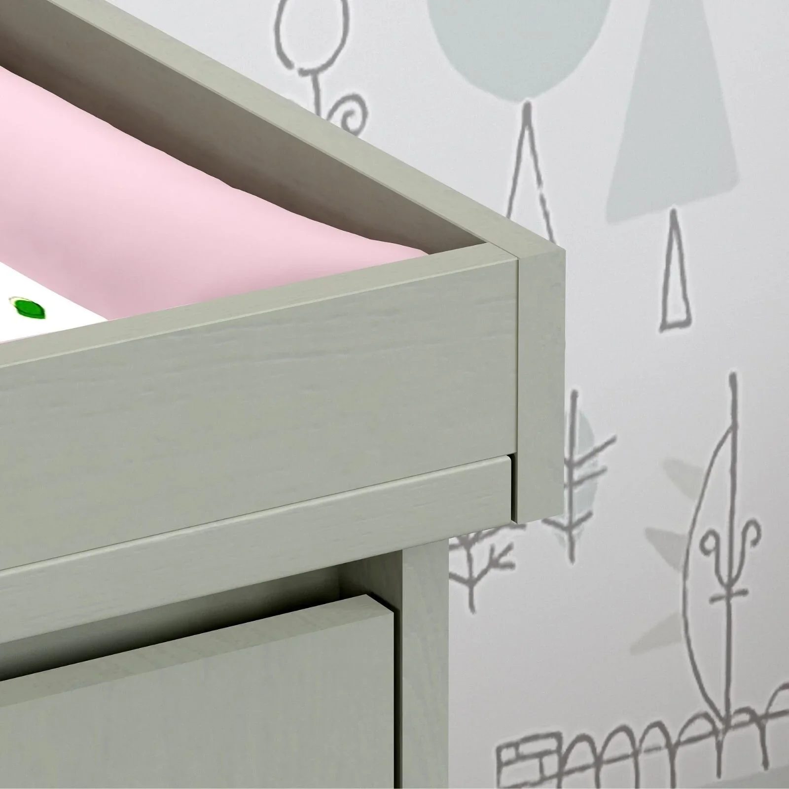 Shefa Kids 880 Baby Changing Unit - Grey - Image 6