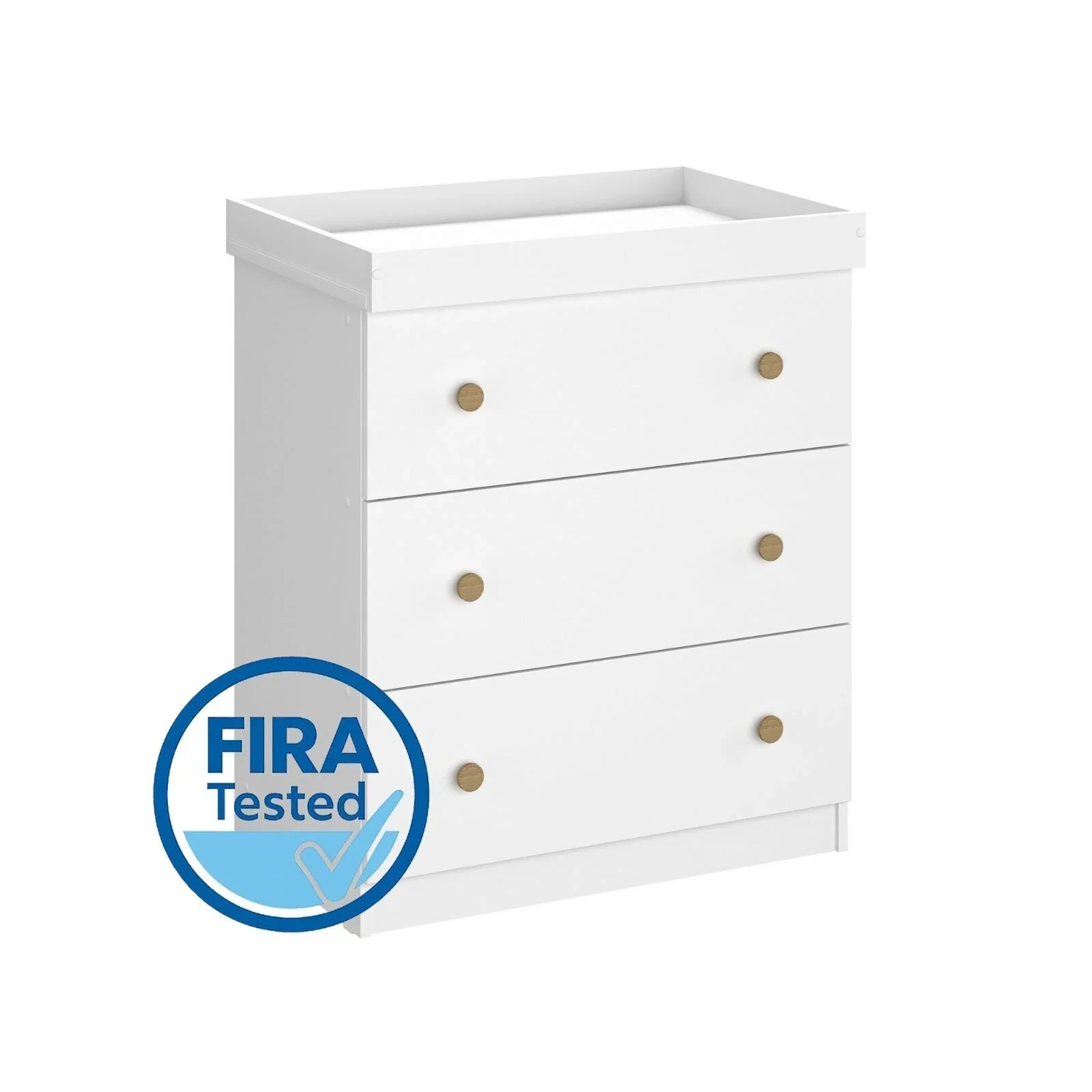 Shefa Kids 888 Changing Dresser - White - Image 3
