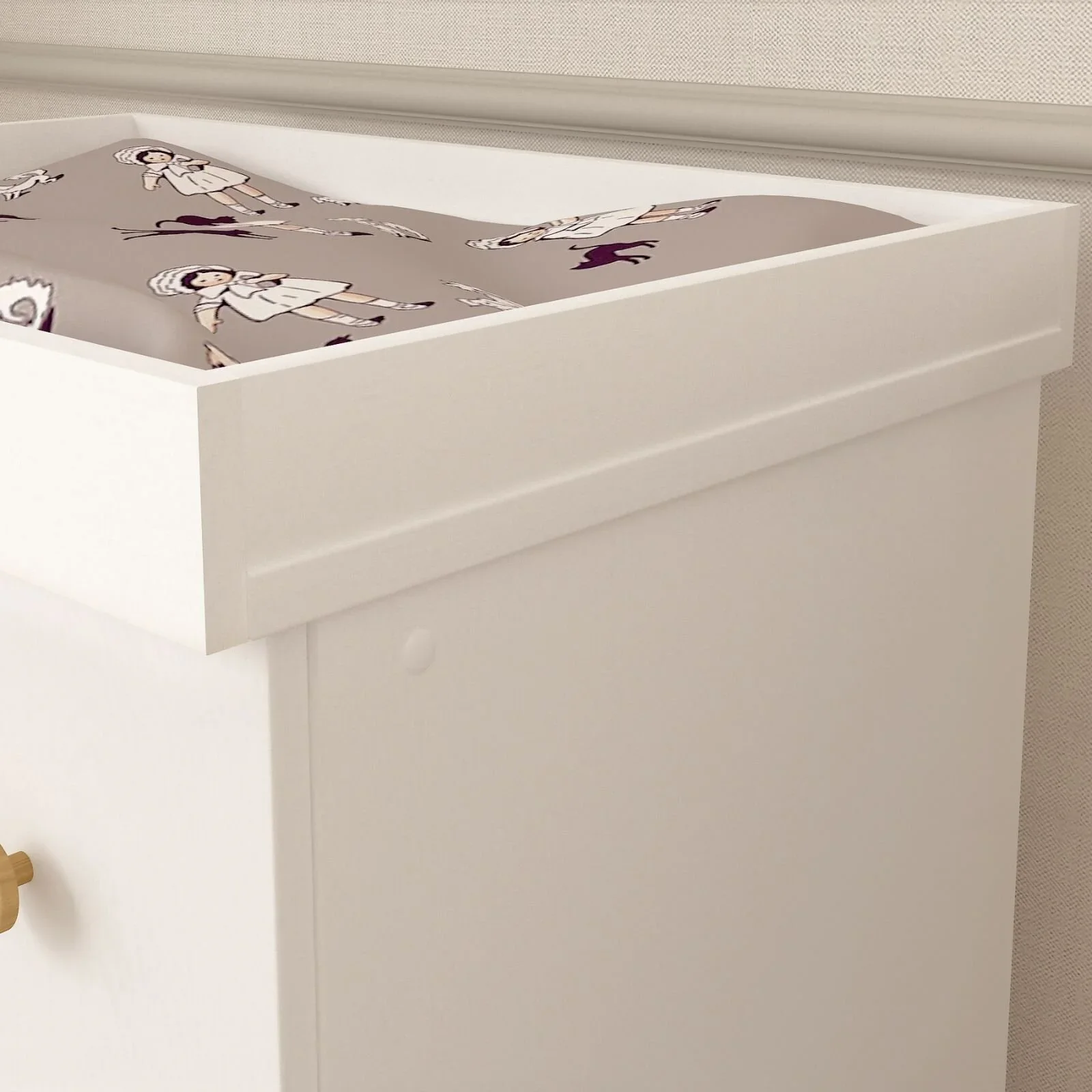 Shefa Kids 888 Changing Dresser - White - Image 6
