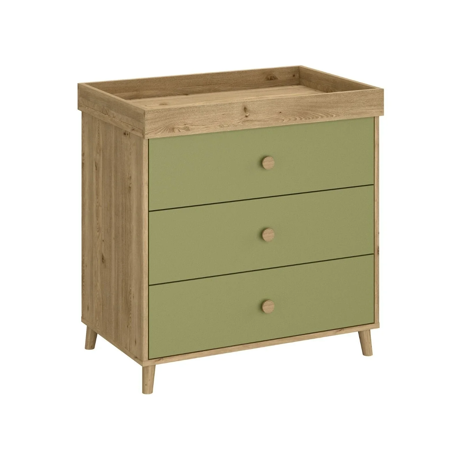 Shefa Kids 890 Changing Dresser - Pistachio Green - Image 4
