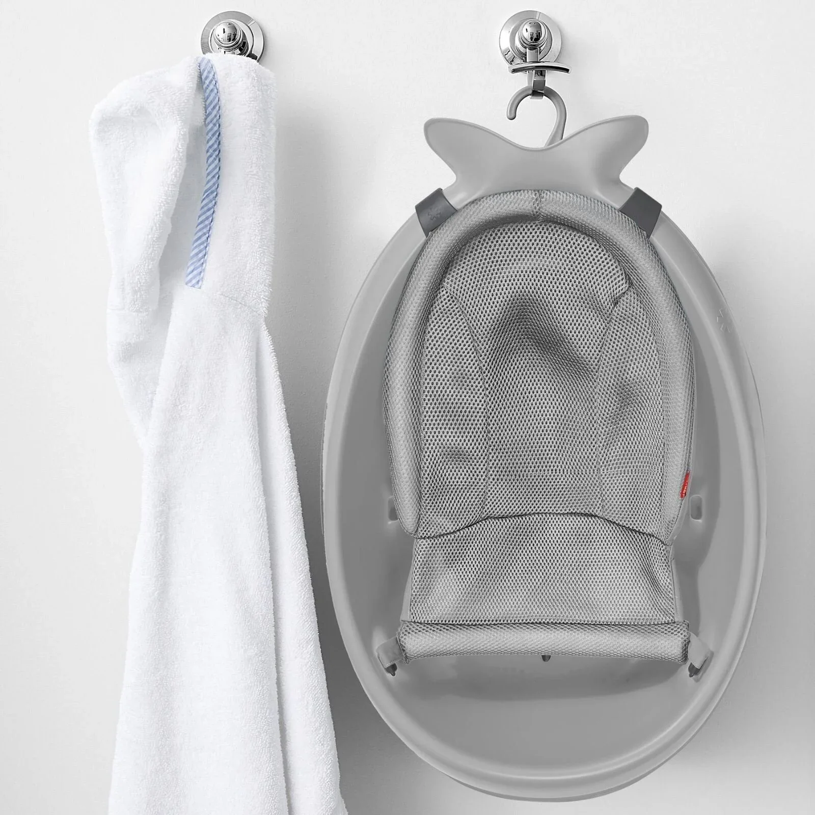 Skip Hop Moby Smart Sling 3-Stage Baby Bath Tub - Grey - Image 10