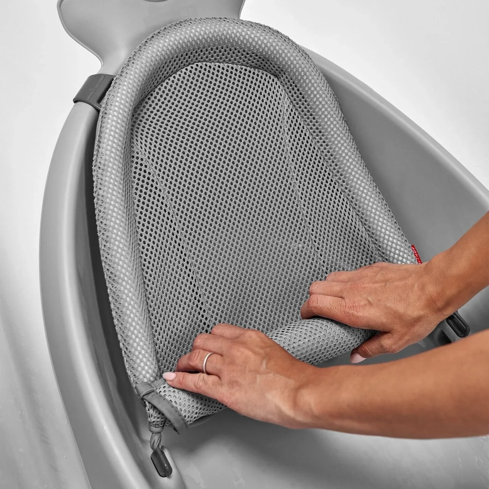 Skip Hop Moby Smart Sling 3-Stage Baby Bath Tub - Grey - Image 8