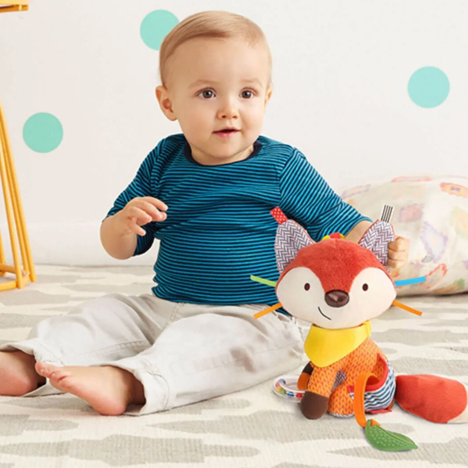 Skip Hop Bandana Buddies Activity Toy - Fox - Image 6
