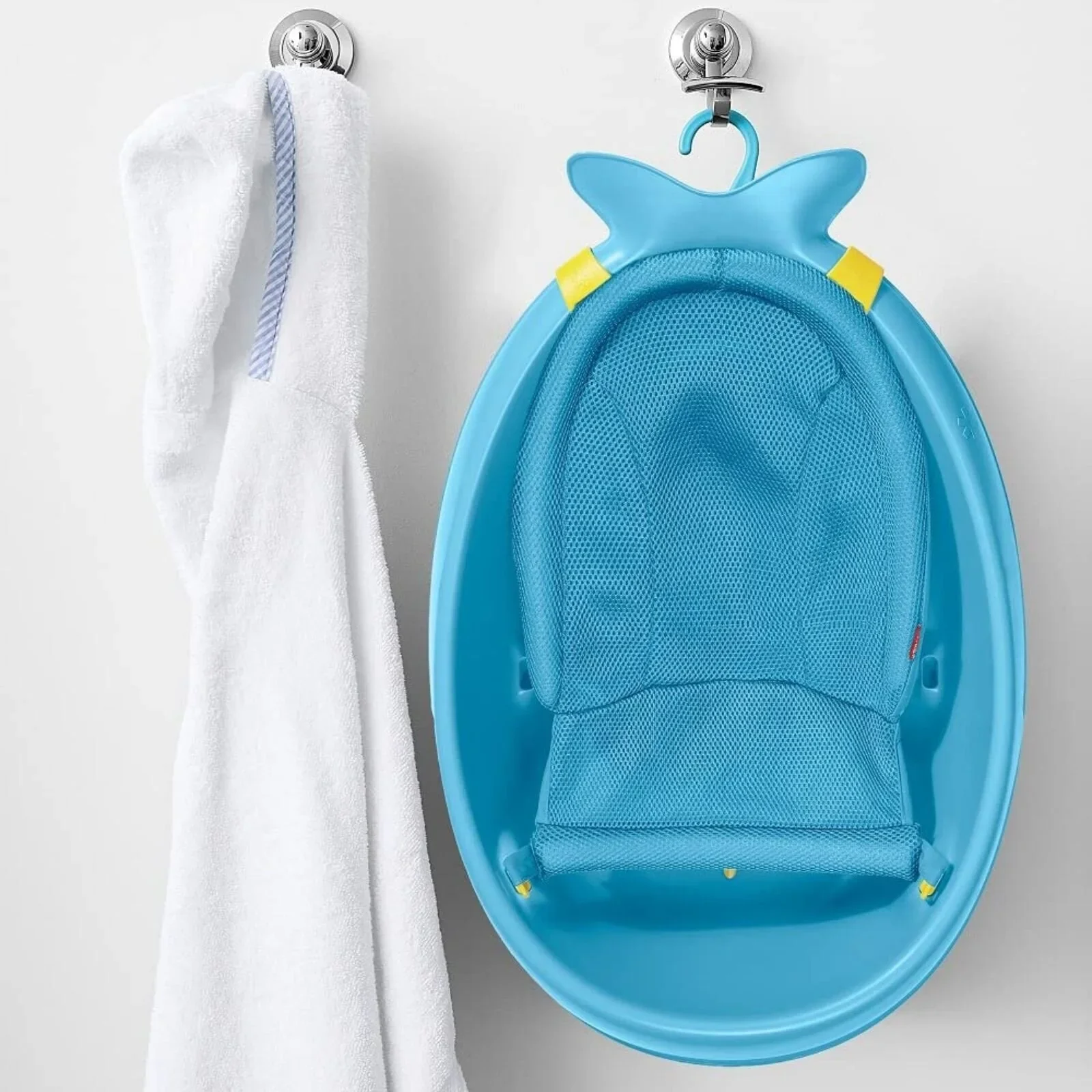 Skip Hop Moby Smart Sling 3-Stage Baby Bath Tub - Blue - Image 2