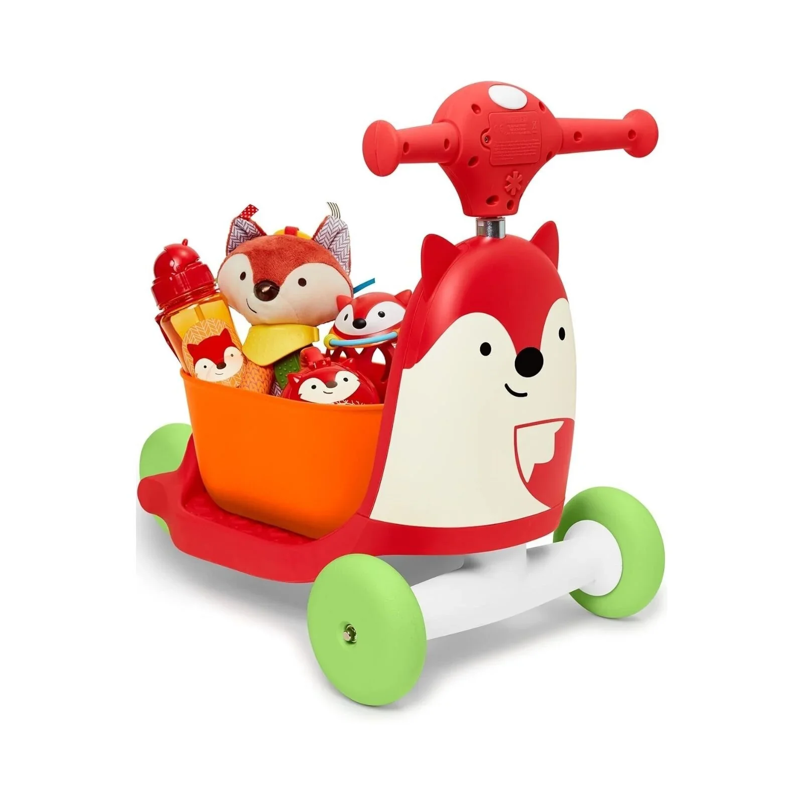 Skip Hop Zoo 3-In-1 Ride On - Fox - Image 3