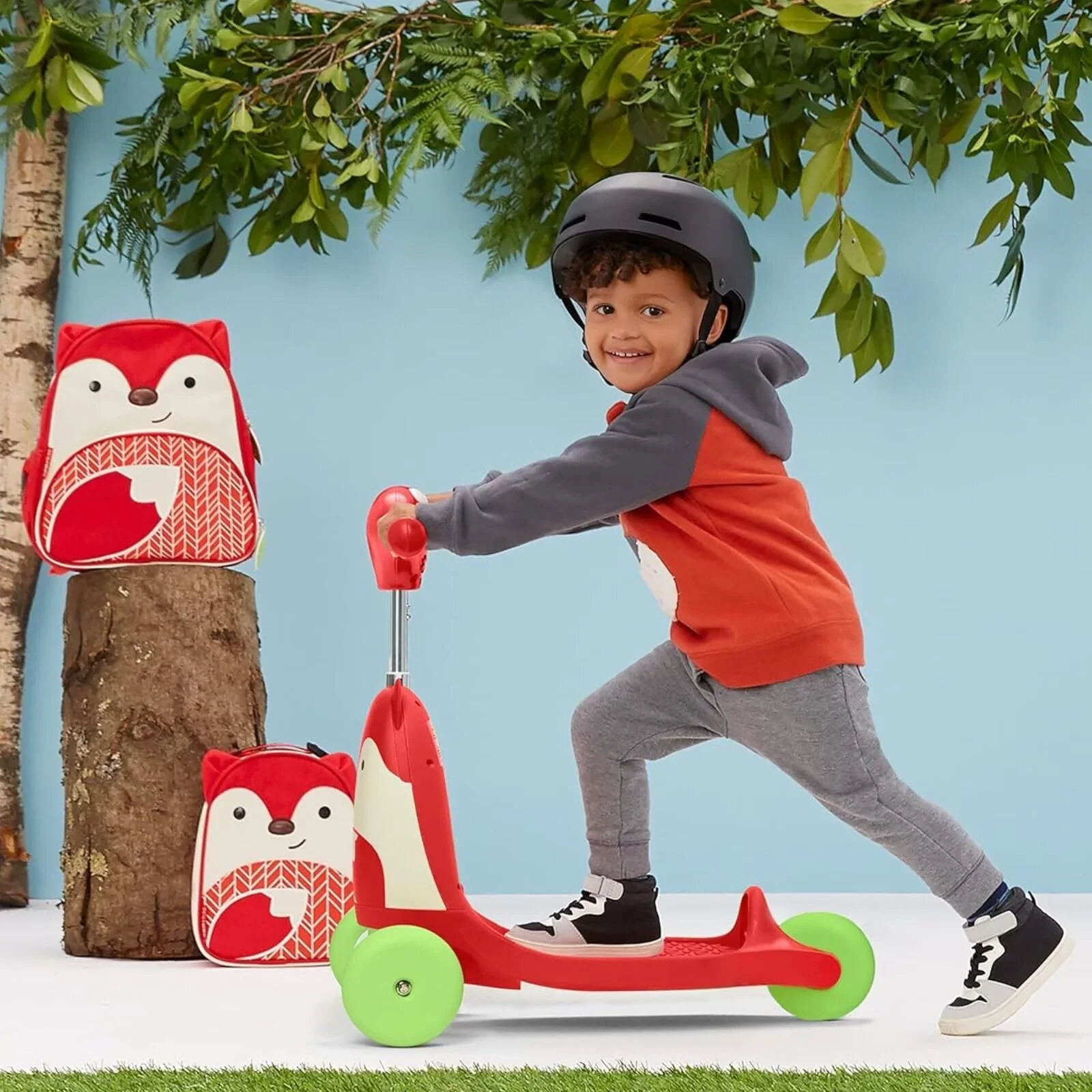 Skip Hop Zoo 3-In-1 Ride On - Fox - Image 7