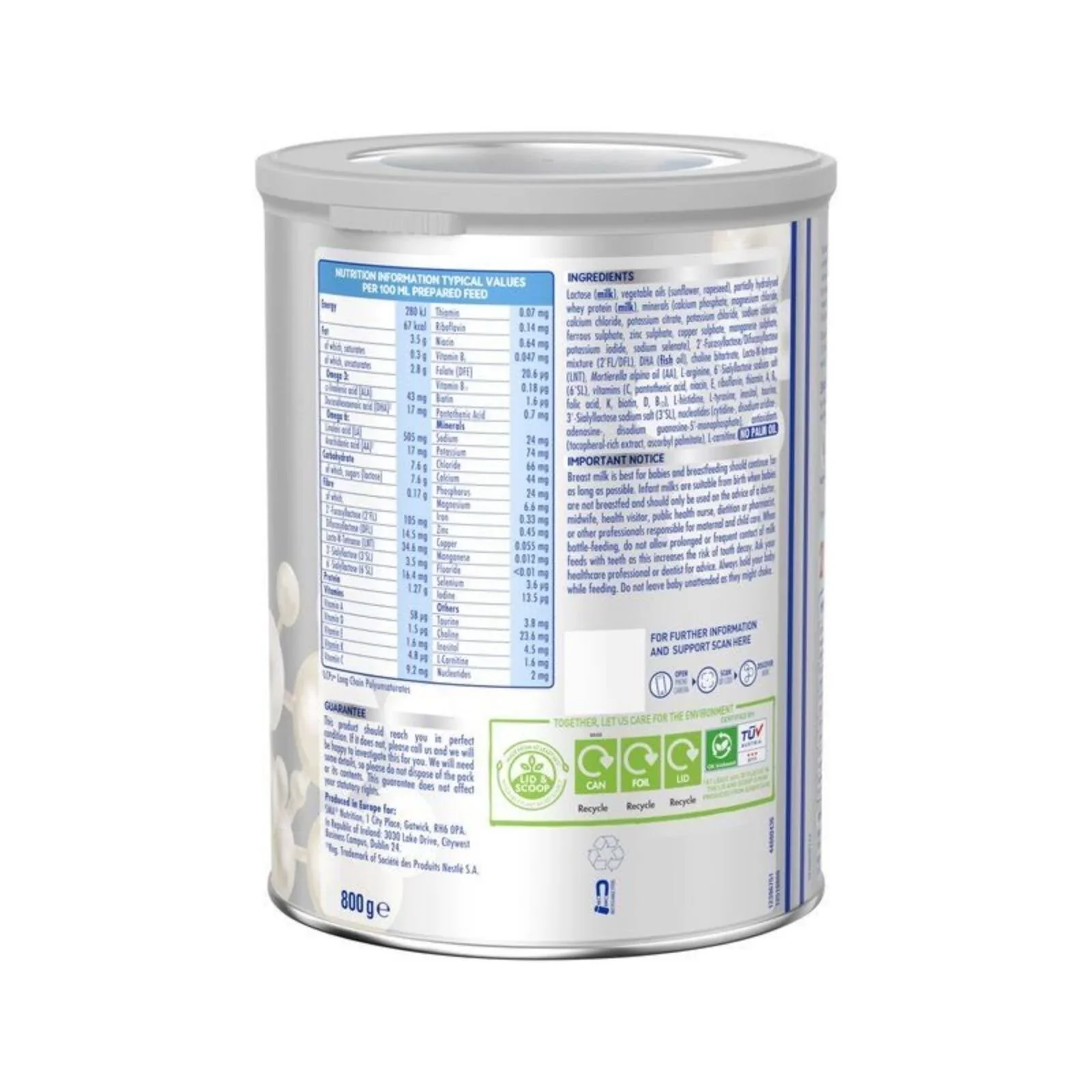 SMA Advanced 1 First Infant Milk Formula from Birth 800g - Image 4