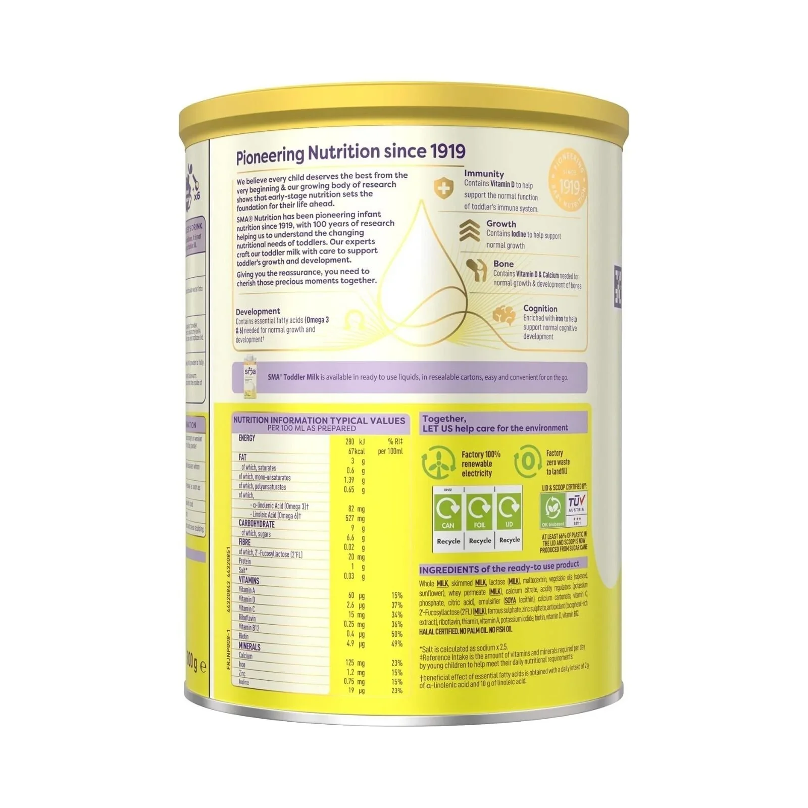 SMA Pro 3 Toddler Milk Formula 1-3 years 800g - Image 4