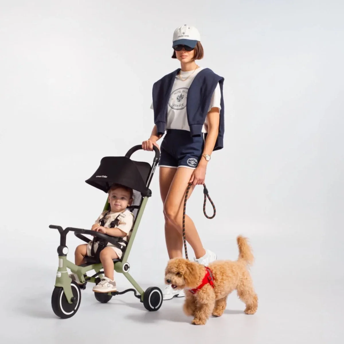 smarTrike Wonder Trike - Olive - Image 7